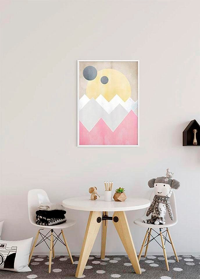 Komar Bild »Sunrise Spring«, Formen-Kunst, (1 St.), Wandbild zur Dekoration - ohne Rahmen