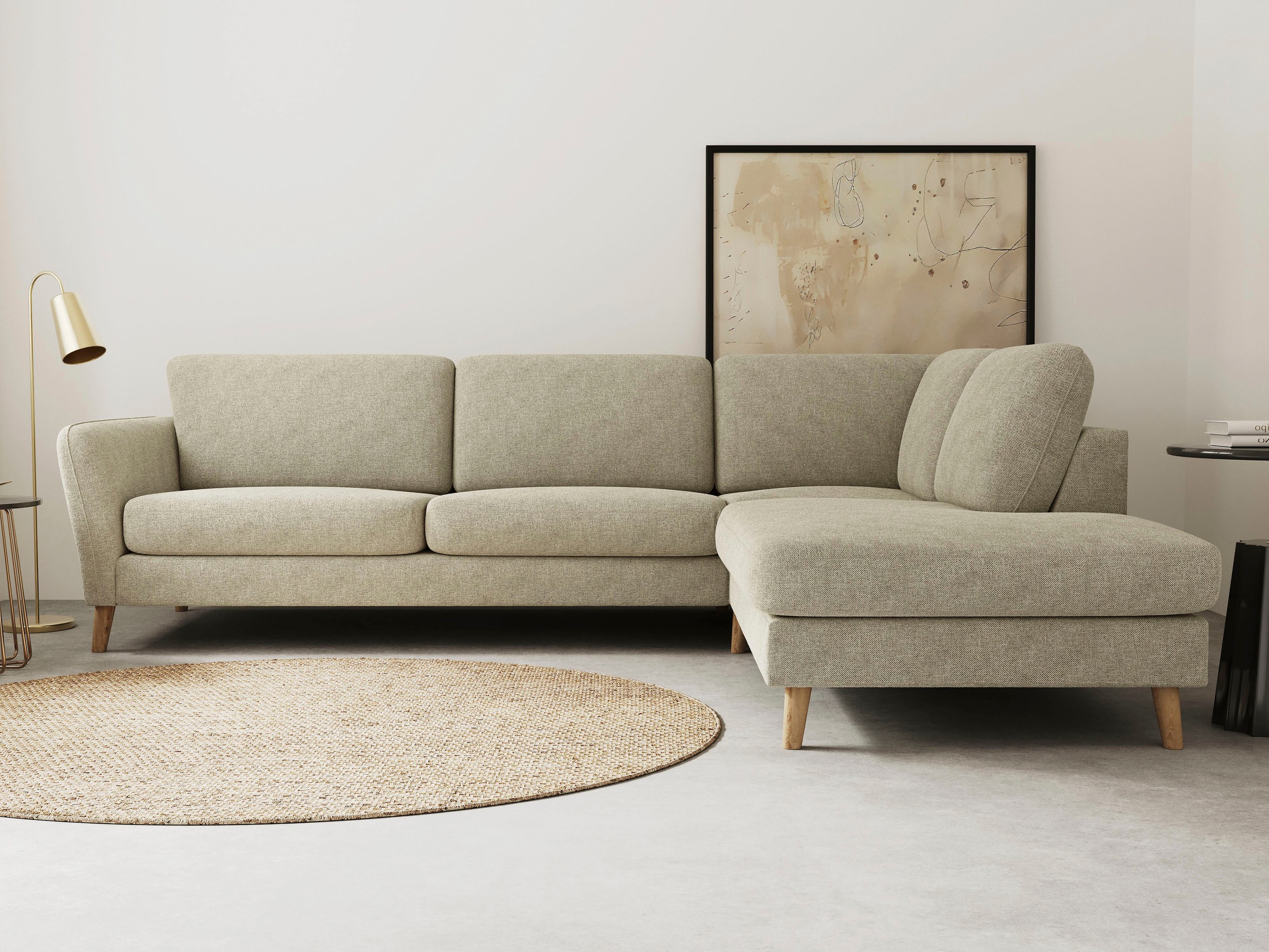 Home affaire Ecksofa »MARSEILLE 278/202 cm, L-Form, Ottom. rechts/links, ve günstig online kaufen