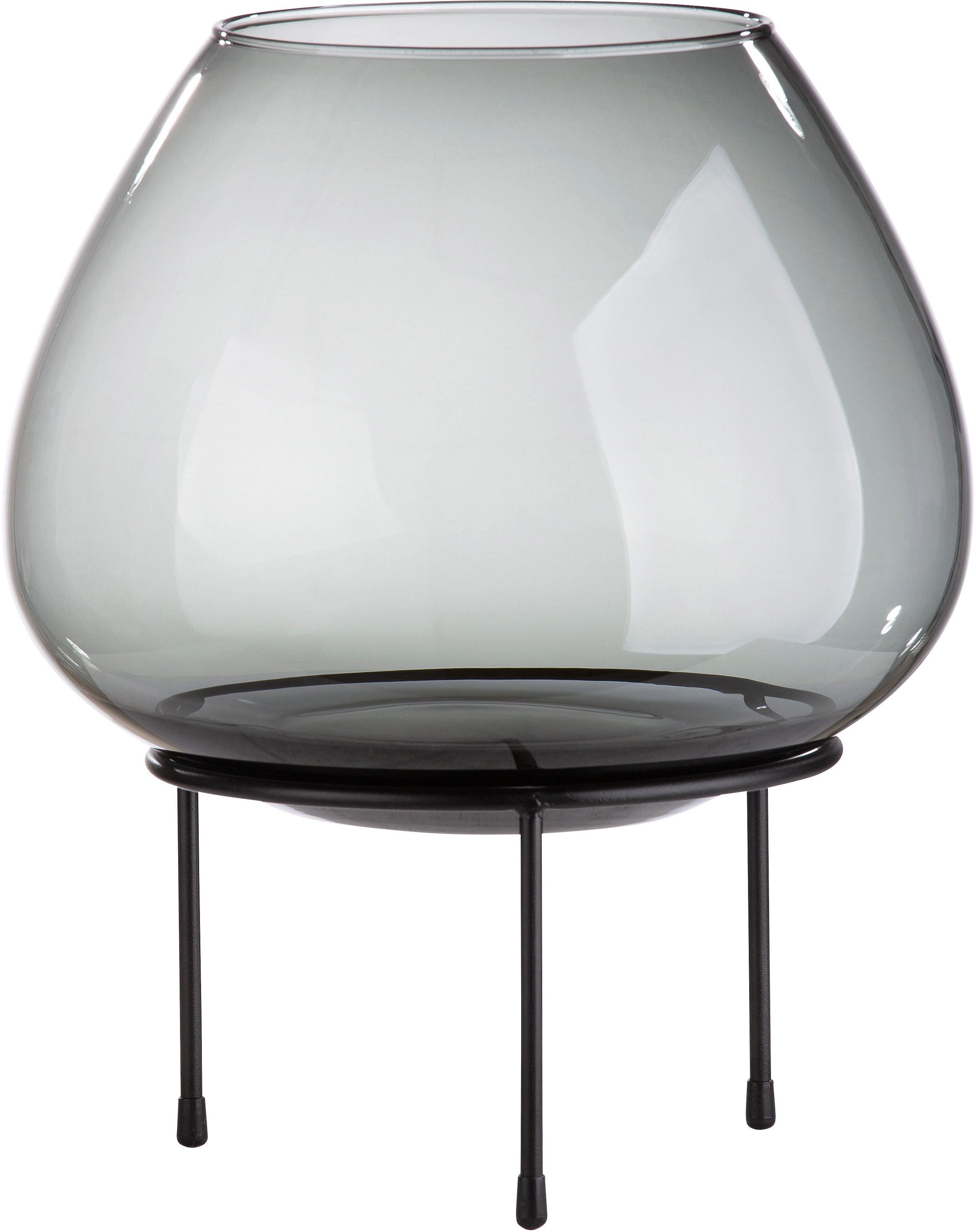 online »Vitu, Bodenwindlicht Weihnachtsdeko«, dreibeinigem aus kaufen Glas (1 GILDE St.), mit Metallständer