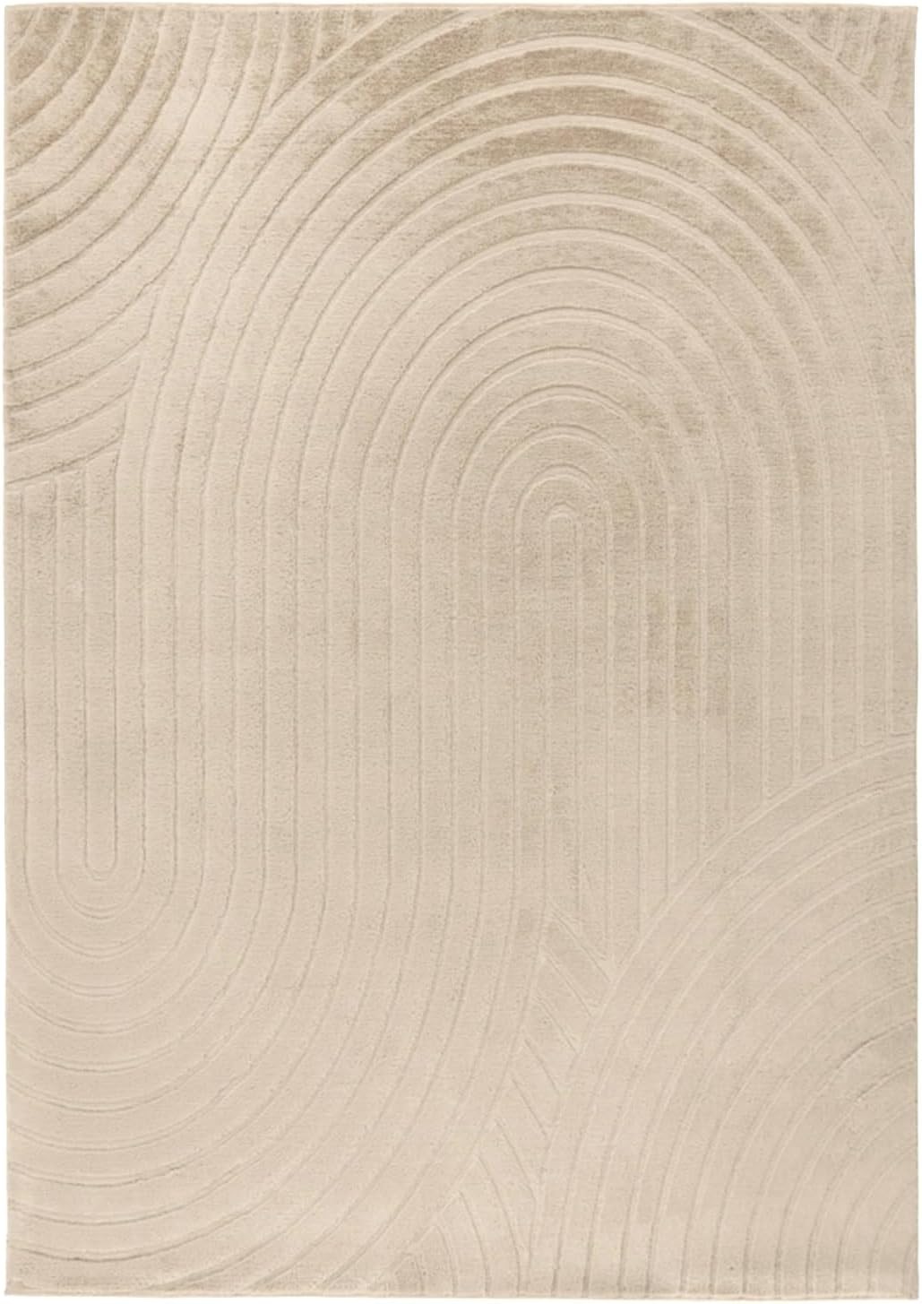 Carpet City Teppich »WAVES 501« rechteckig 12 mm Höhe Kurzflor, Hochtief-Mu günstig online kaufen