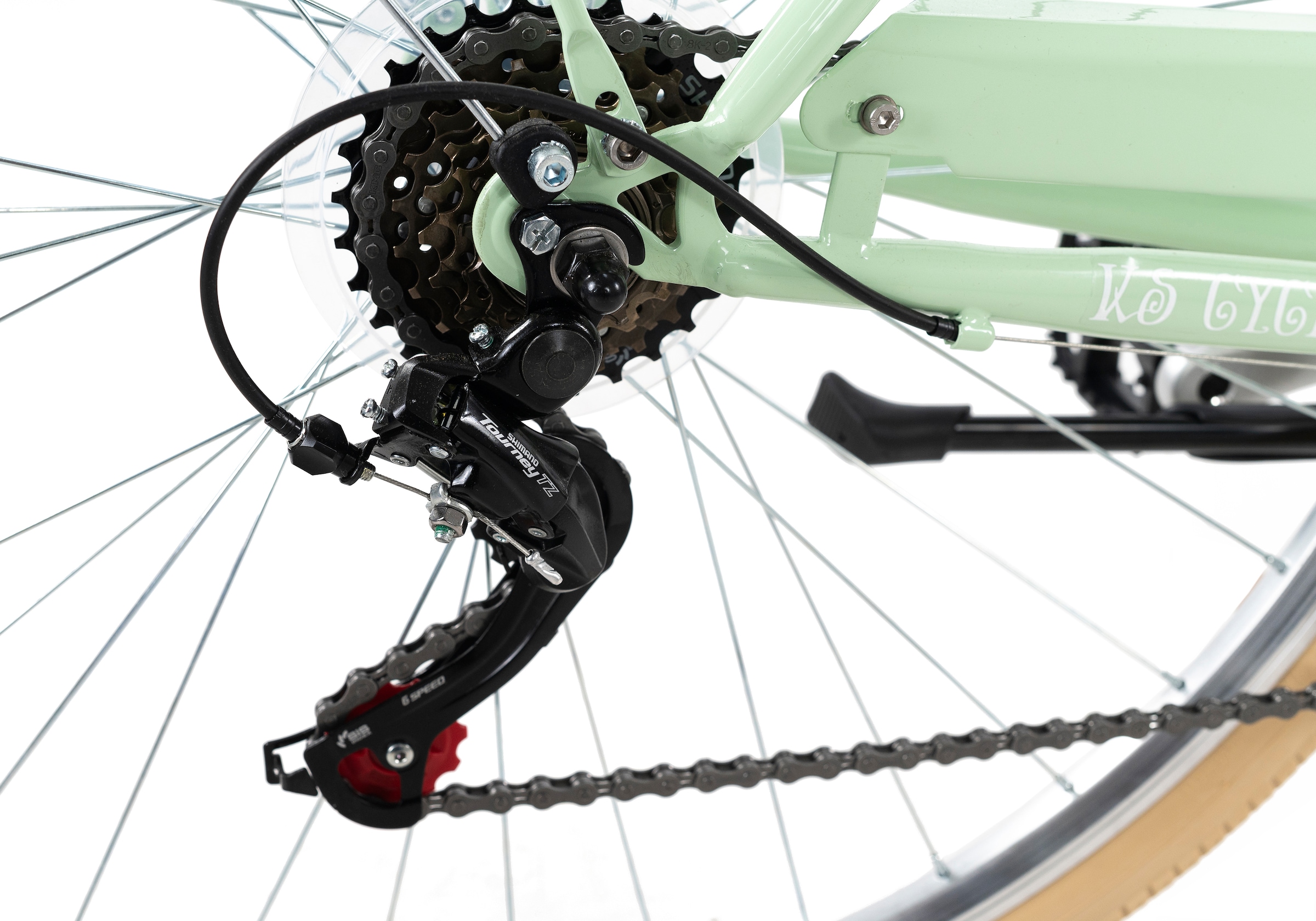 5. Bild von KS Cycling Cityrad »Casino«, 6 Gang, Shimano, Tourney Schaltwerk, Kettenschaltung, für Damen, Kettenschaltung