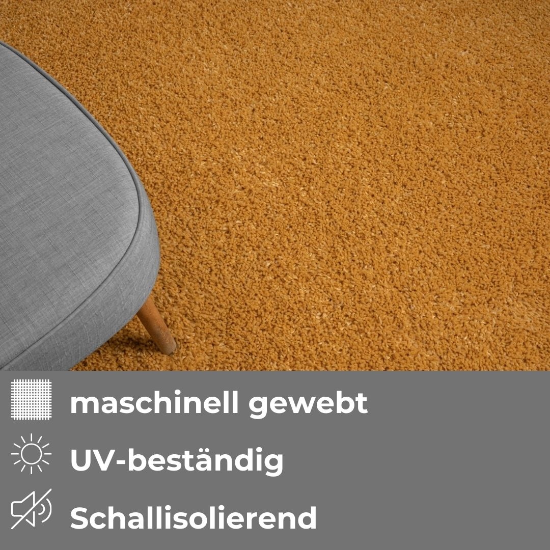 my home Hochflor-Teppich »Banji«, rechteckig, 37 mm Höhe, Uni Farben, weich und flauschig, auch als Läufer & in rund erhältlich