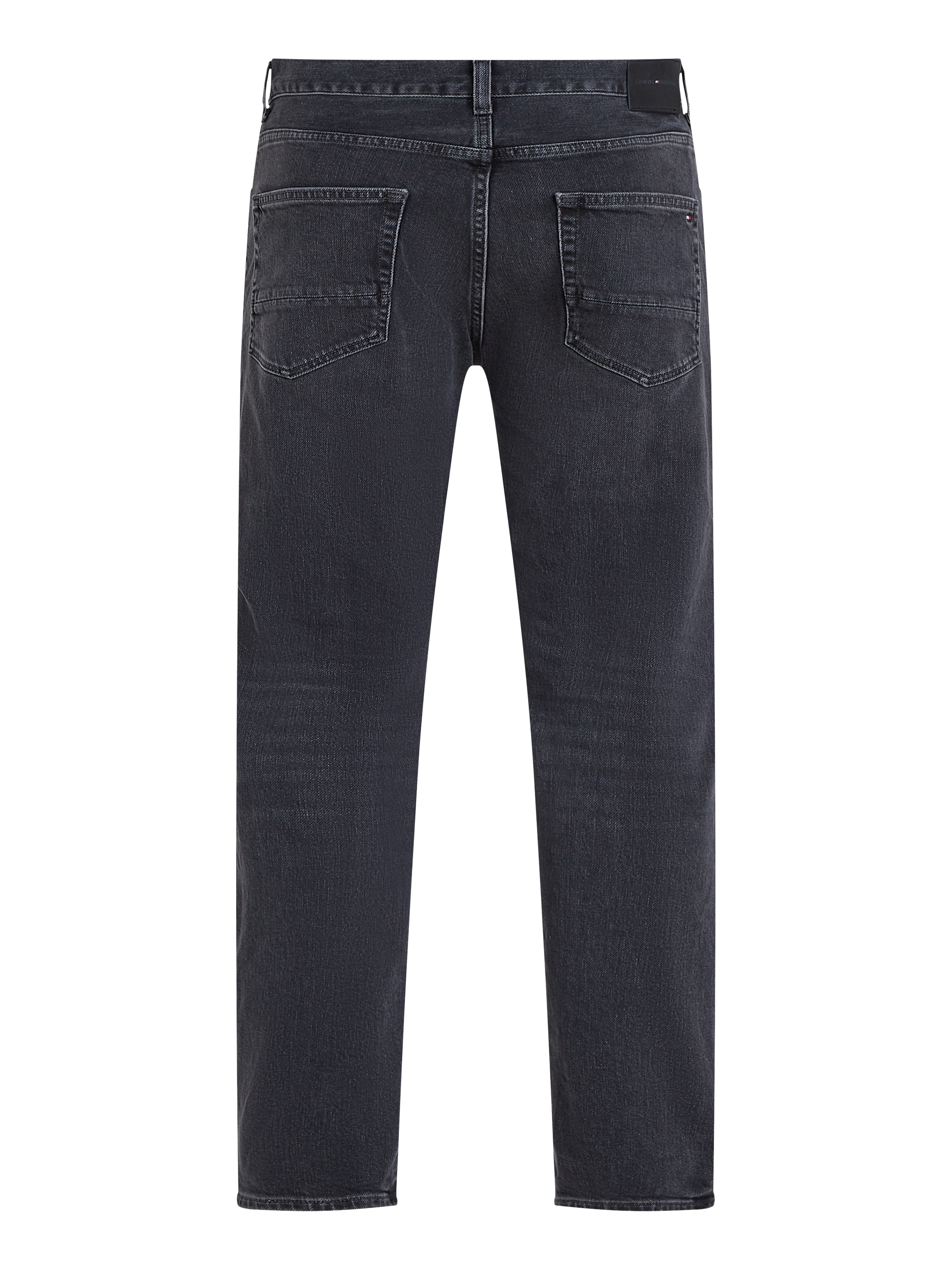 Tommy Hilfiger Straight-Jeans »STRAIGHT DENTON STR CLARK BLACK«, in schwarzer Waschung