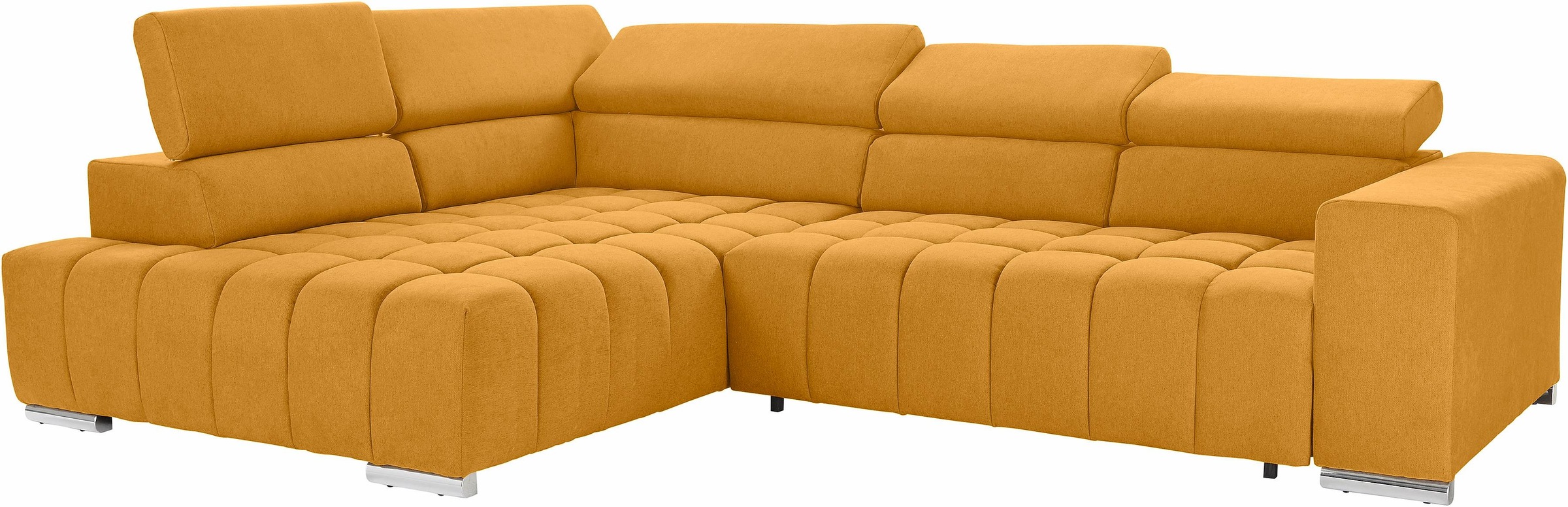 exxpo - sofa fashion Ecksofa »Elias, aktuelle Kreuzsteppung im Sitz, bequem günstig online kaufen