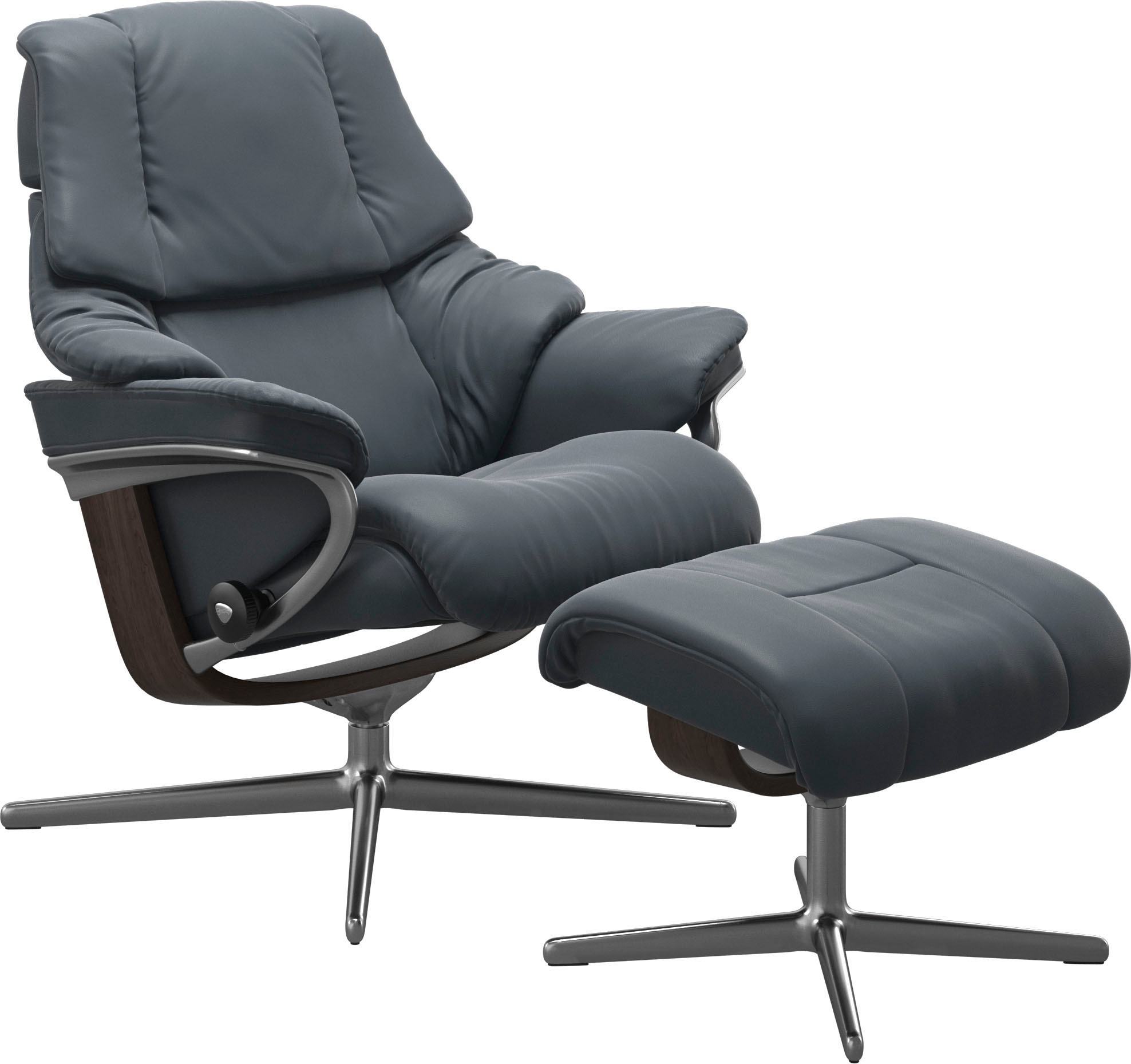 Stressless® Relaxsessel »Reno«, mit Cross Base, Größe S, M & L, Holzakzent Wenge