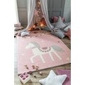 LUXOR living Kinderteppich »Pferd Lotti«, rechteckig, 12 mm Höhe, Spielteppich, Pastell-Farben, Kinderzimmer