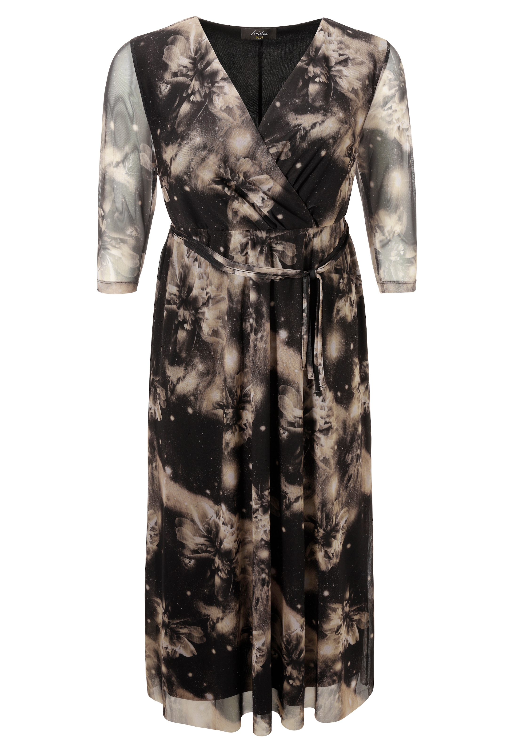 Aniston PLUS Midikleid, In Mesh Qualität - NEUE KOLLEKTION