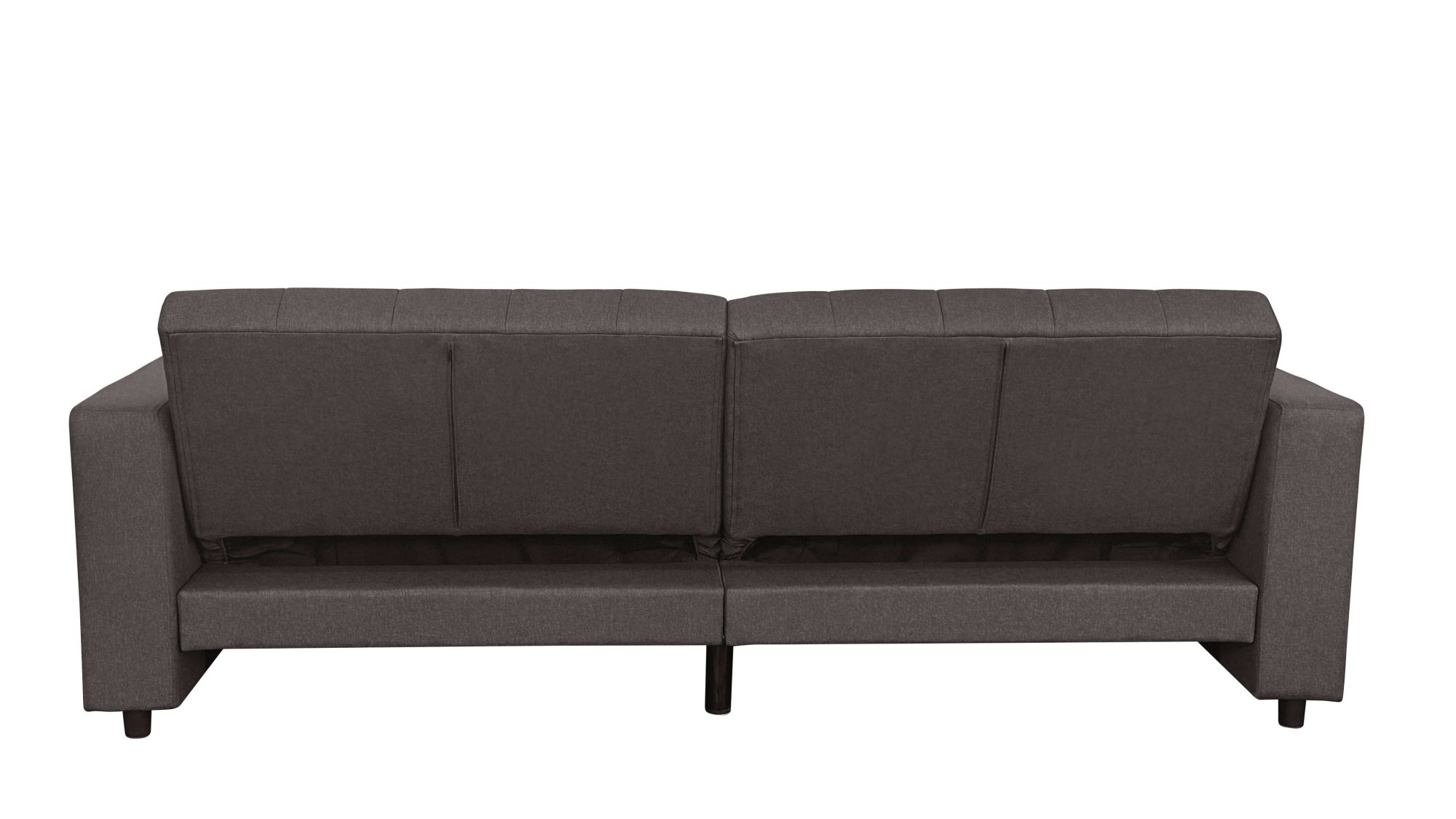 Dorel Home 3-Sitzer »Allie II Schlafsofa 225 cm«, Bett-Funktion (108/190cm), Rückenlehne 2-teilig, mit Steppung