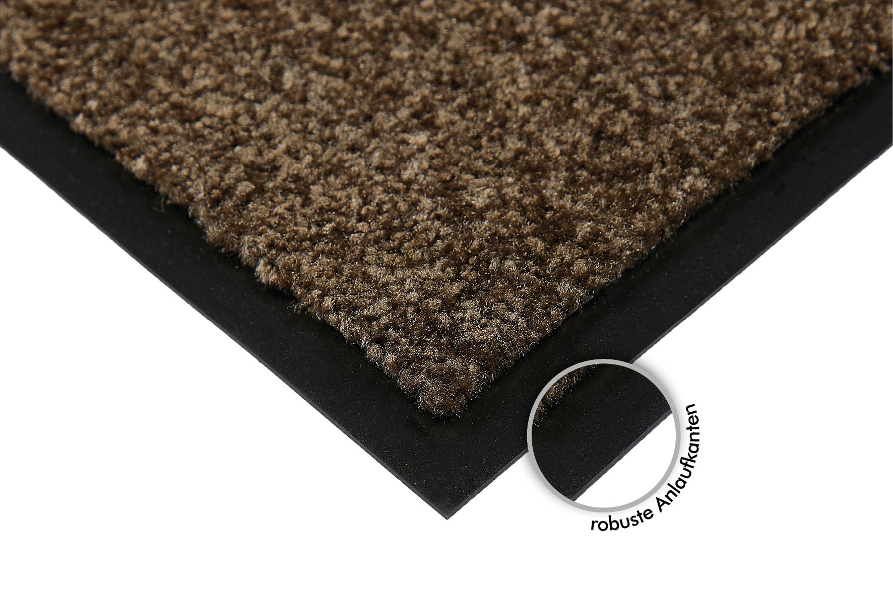 Andiamo Fußmatte »Super Wash & Clean, Made in Belgium«, rechteckig, 7 mm Höhe, Schmutzfangmatte, Uni Farben, rutschhemmend, waschbar