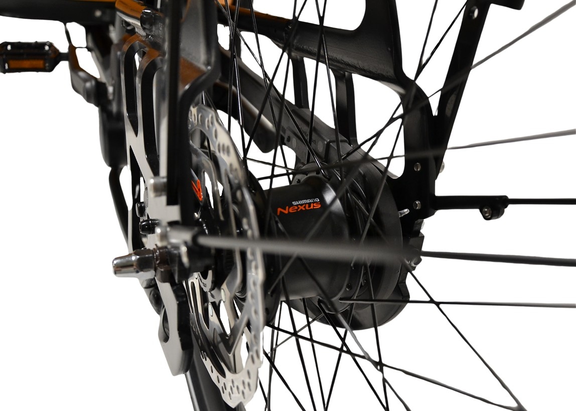 GreenStreet »Family-Cargo 672 Wh« 8 Gang Shimano Nexus Schaltwerk Nabenschaltung Mittelmotor 250 W Blinker