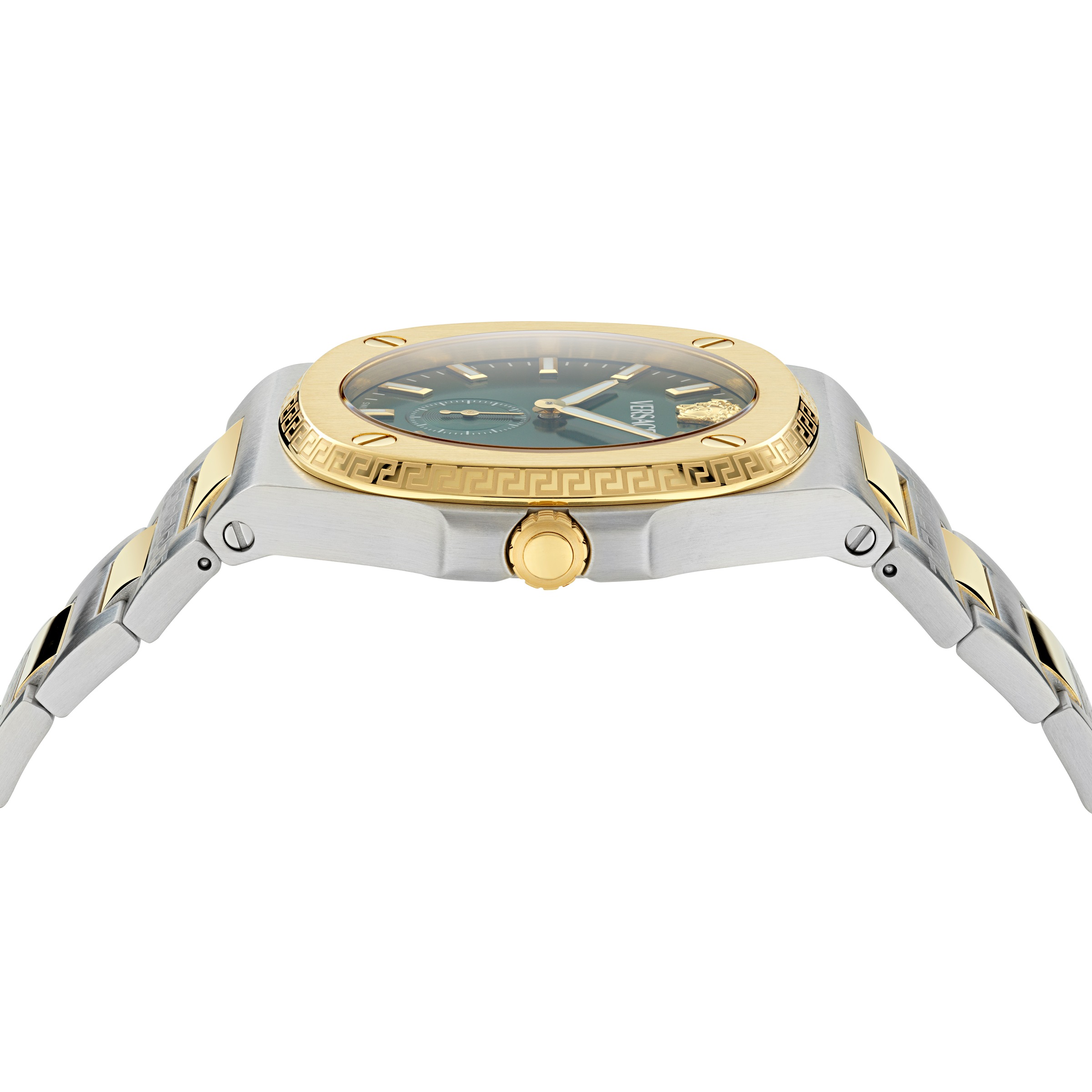 Versace Quarzuhr »TOLOMEO« Armbanduhr, Damenuhr, Herrenuhr, Swiss Made, Edelstahlarmband, analog