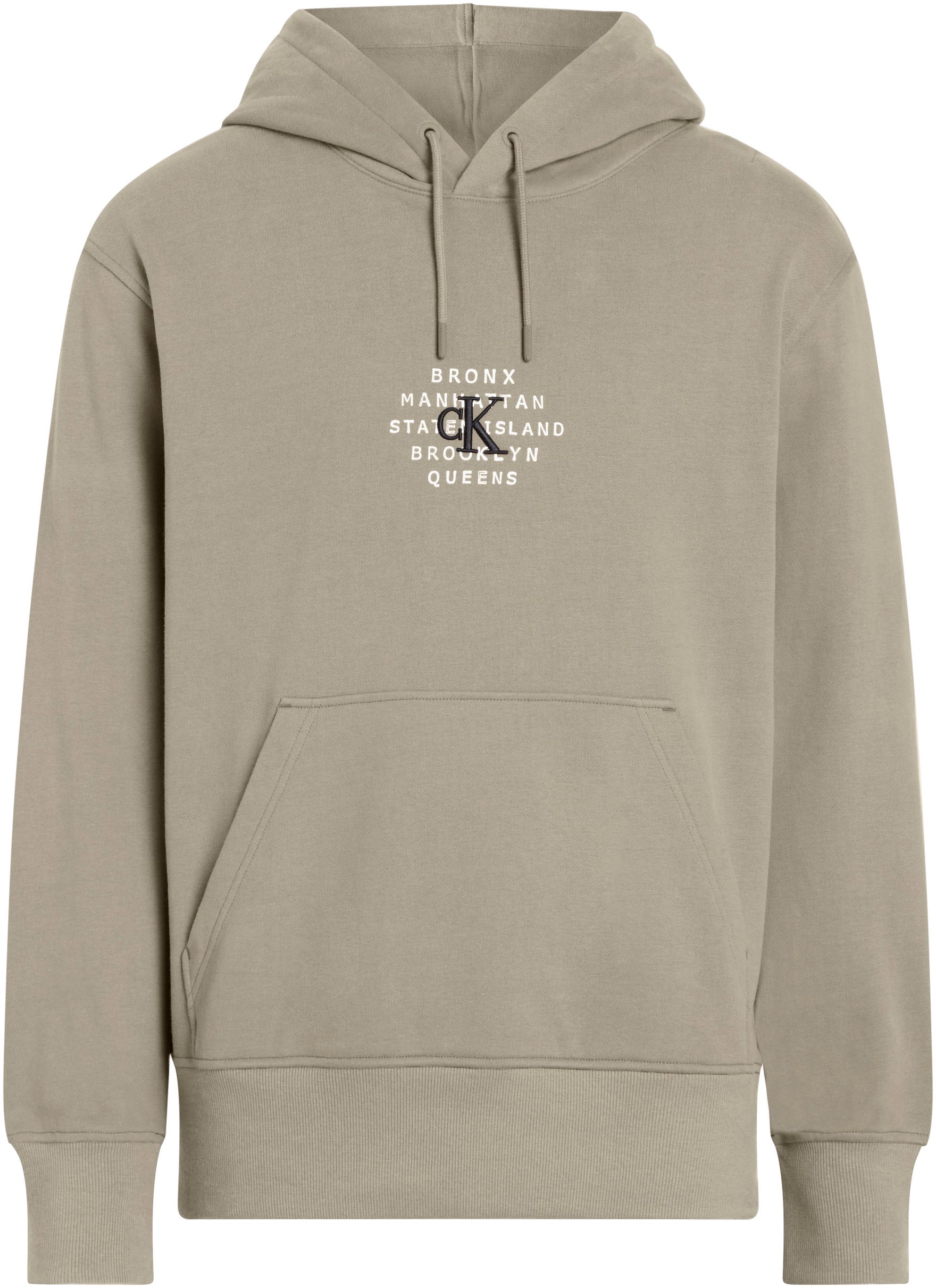 Calvin Klein Jeans Sweatshirt »NYC STAMP GRAPHIC HOODIE«, mit Logostickerei