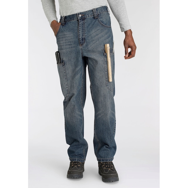 Northern Country Arbeitshose »Cargo Jeans«, (aus 100% Baumwolle, robuster  Jeansstoff, comfort fit), mit dehnbarem Bund, mit 6 praktischen Taschen  online kaufen