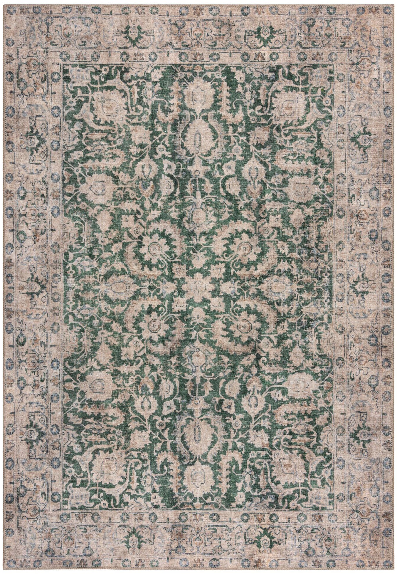 FLAIR RUGS Teppich »Beau Floral« rechteckig 2 mm Höhe Waschbarer Vintage Te günstig online kaufen