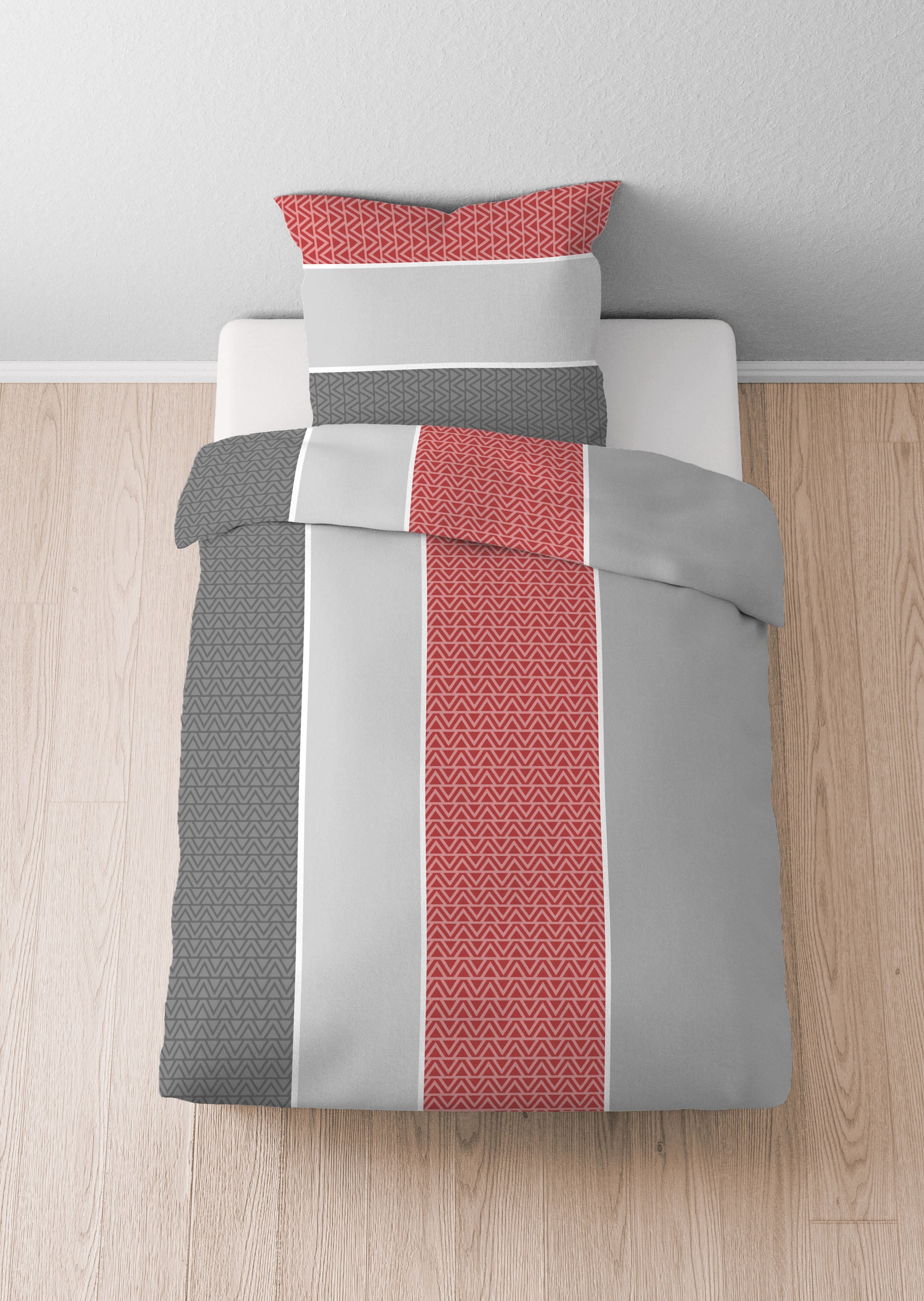 Castell - Markenbettwäsche Bettwäsche »0080447« 2 Stk. tlg. kuschelig warm, 100% Baumwolle, Winter