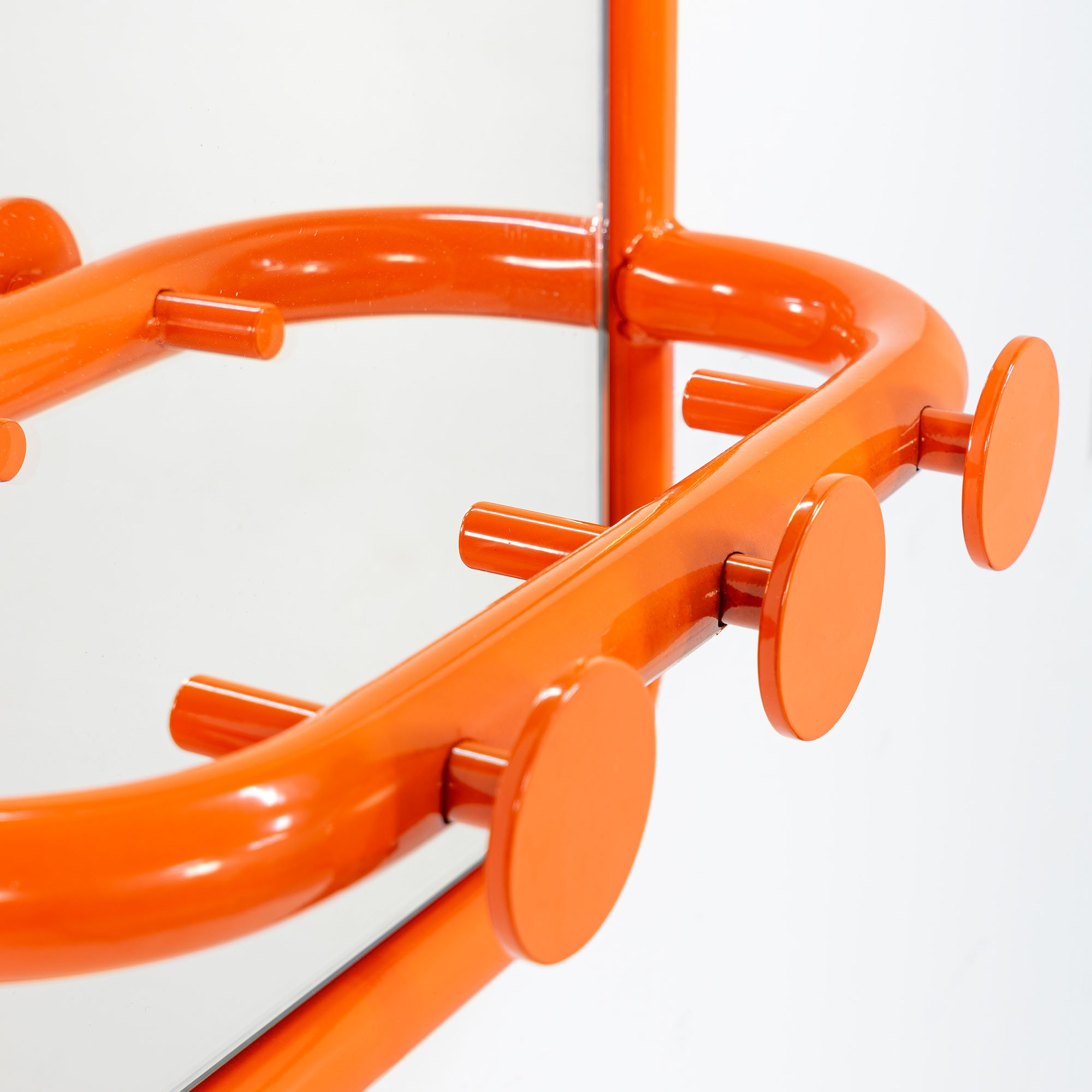 Spinder Design Wandspiegel »RETRO«, (1 St.), Retro Spiegel mit 3 Haken