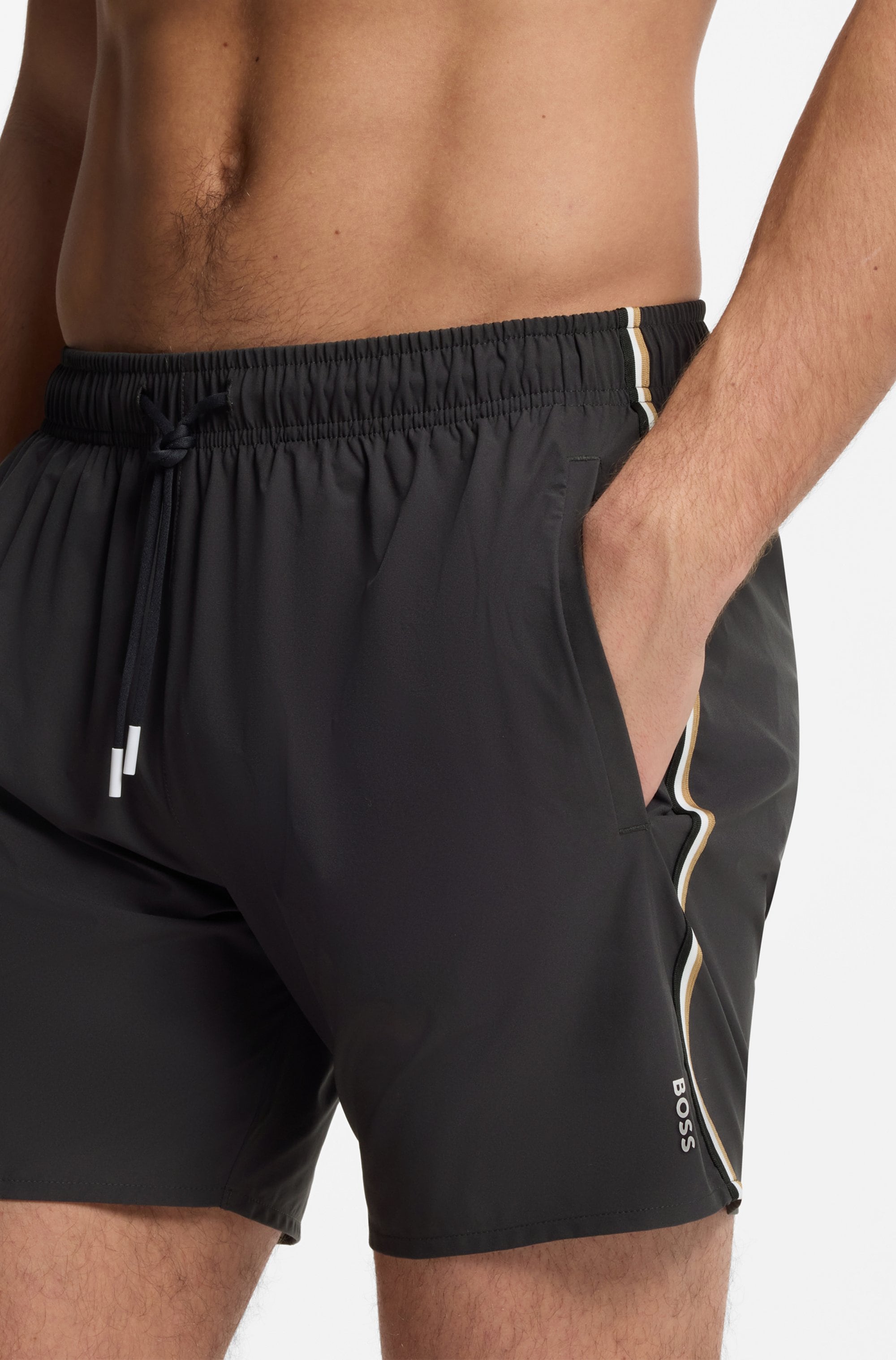 BOSS Badeshorts »Iconic« mit Gesäßtasche