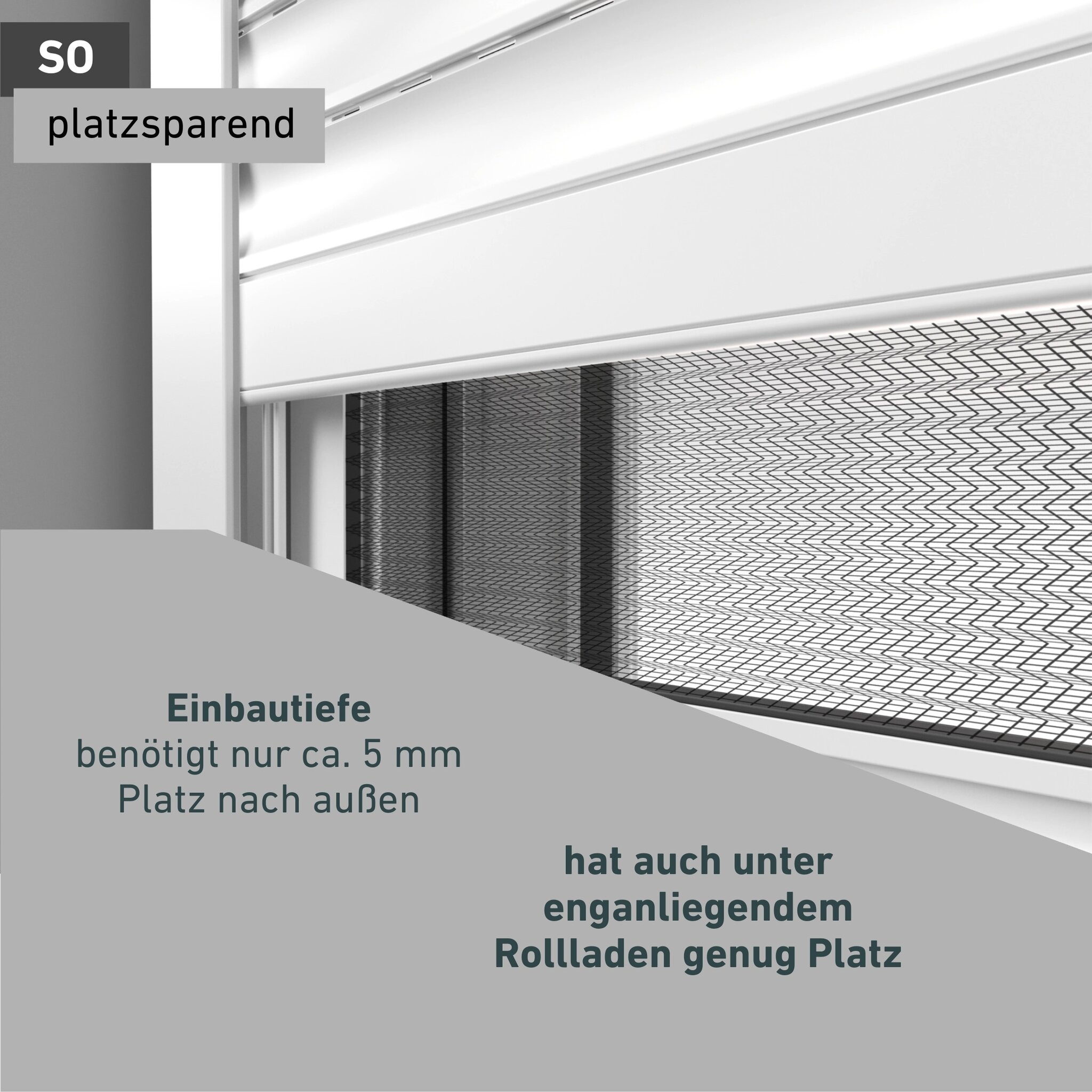 Windhager Insektenschutzplissee »Plisseefenster ULTRA FLAT«, halbtransparent, ohne Bohren, verspannt, Insektenschutz Plissee für Fenster ohne bohren 100 x 120 cm, weiß