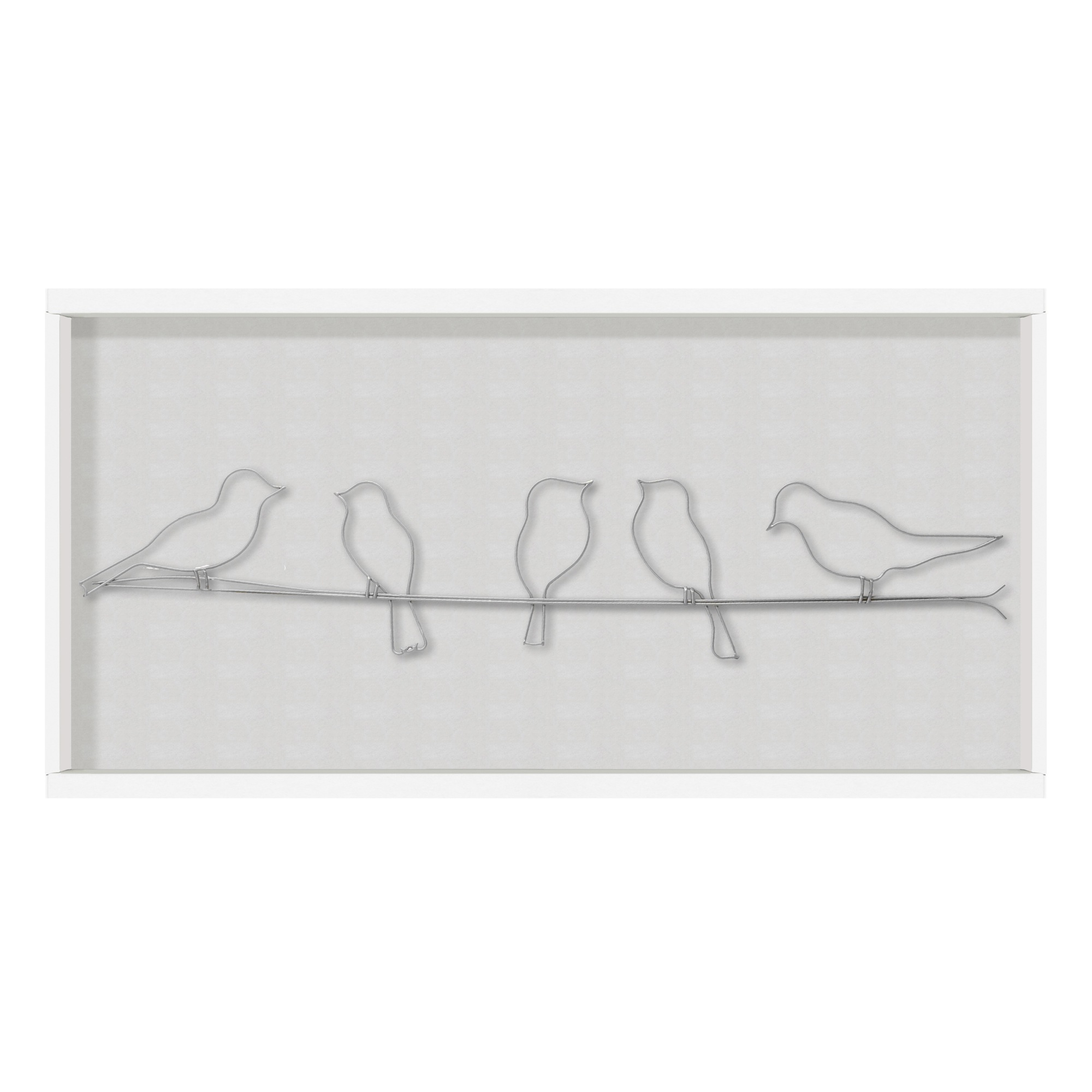 Art for the home Wandbild »Vogel«, (1 St.), Luxus Metal Art Wanddeko