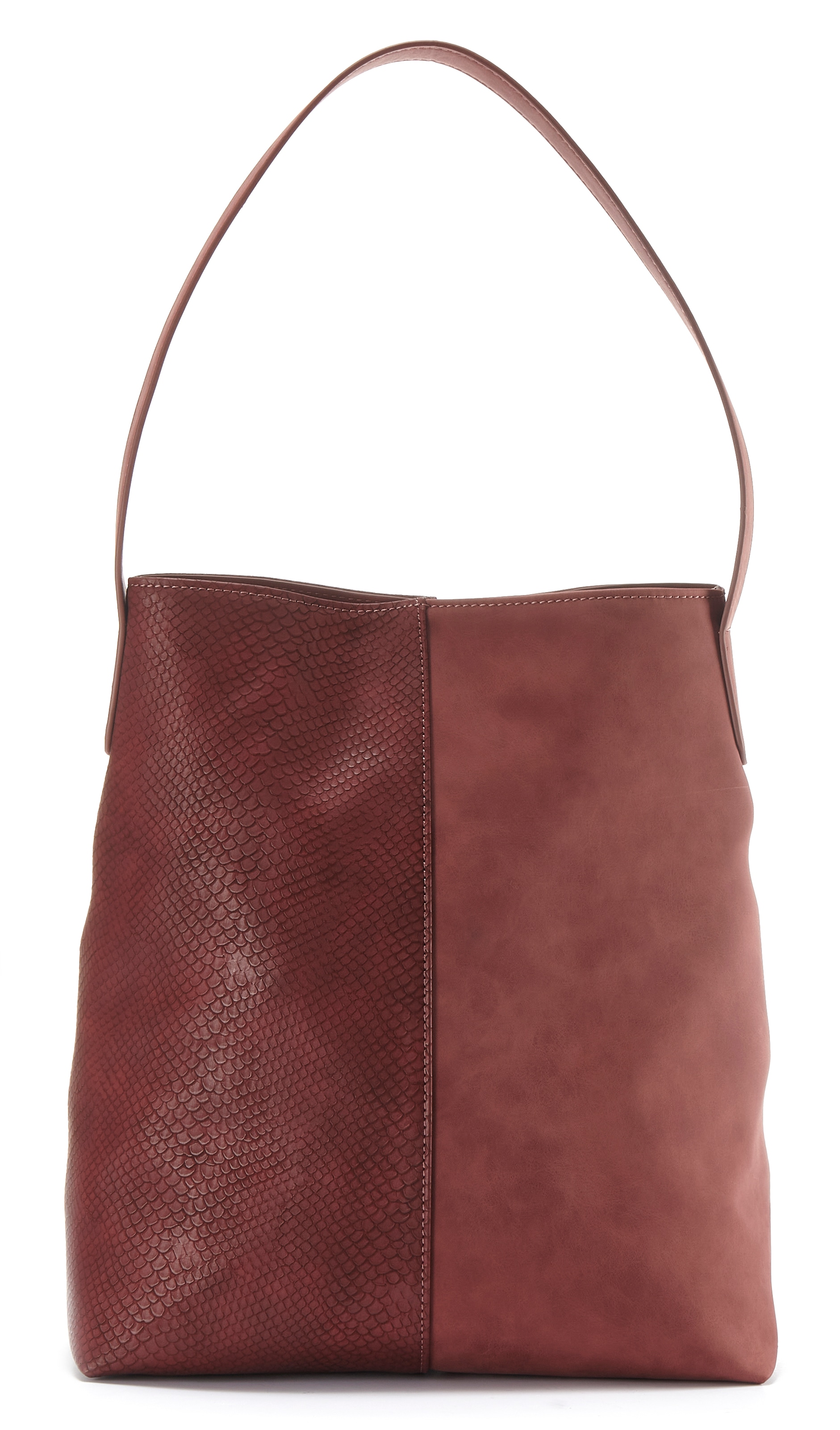 Vivance Shopper »Schultertasche«, (2 tlg.), mit kleiner Innentasche, Handtasche, Damentasche VEGAN
