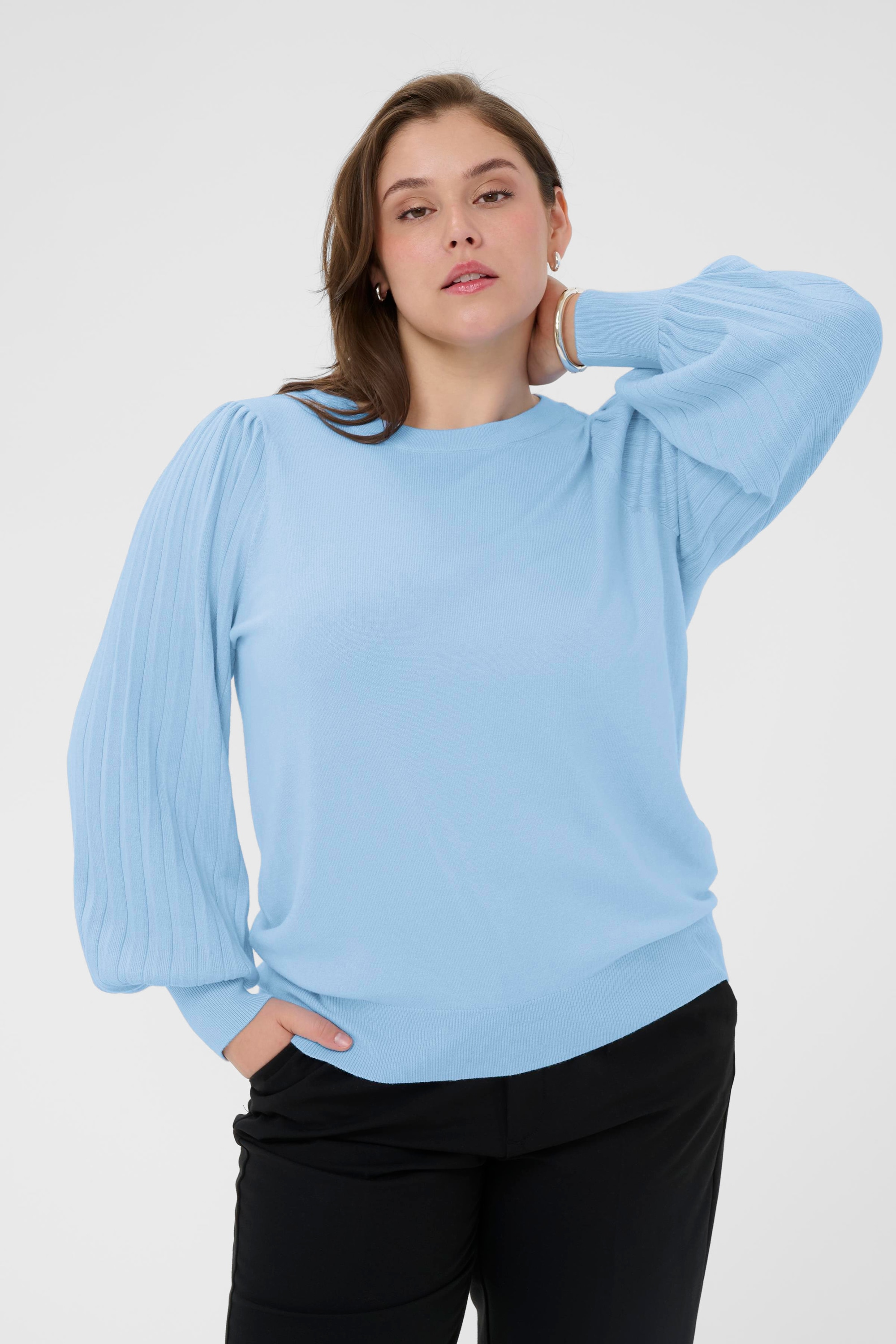 KAFFE Curve Strickpullover »Damen Strickpullover KCloni«