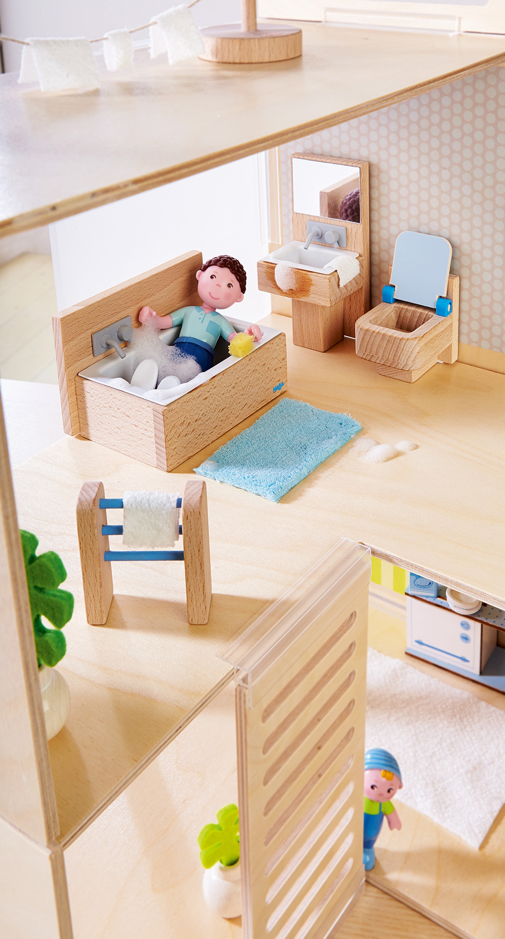 Haba Puppenmöbel »Little Friends - Badezimmer«, (Set)