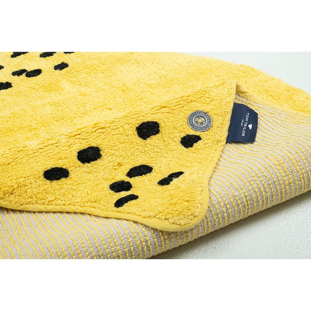 TOM TAILOR HOME Badematte »Bings Lemon«, Höhe 10 mm, fußbodenheizungsgeeignet