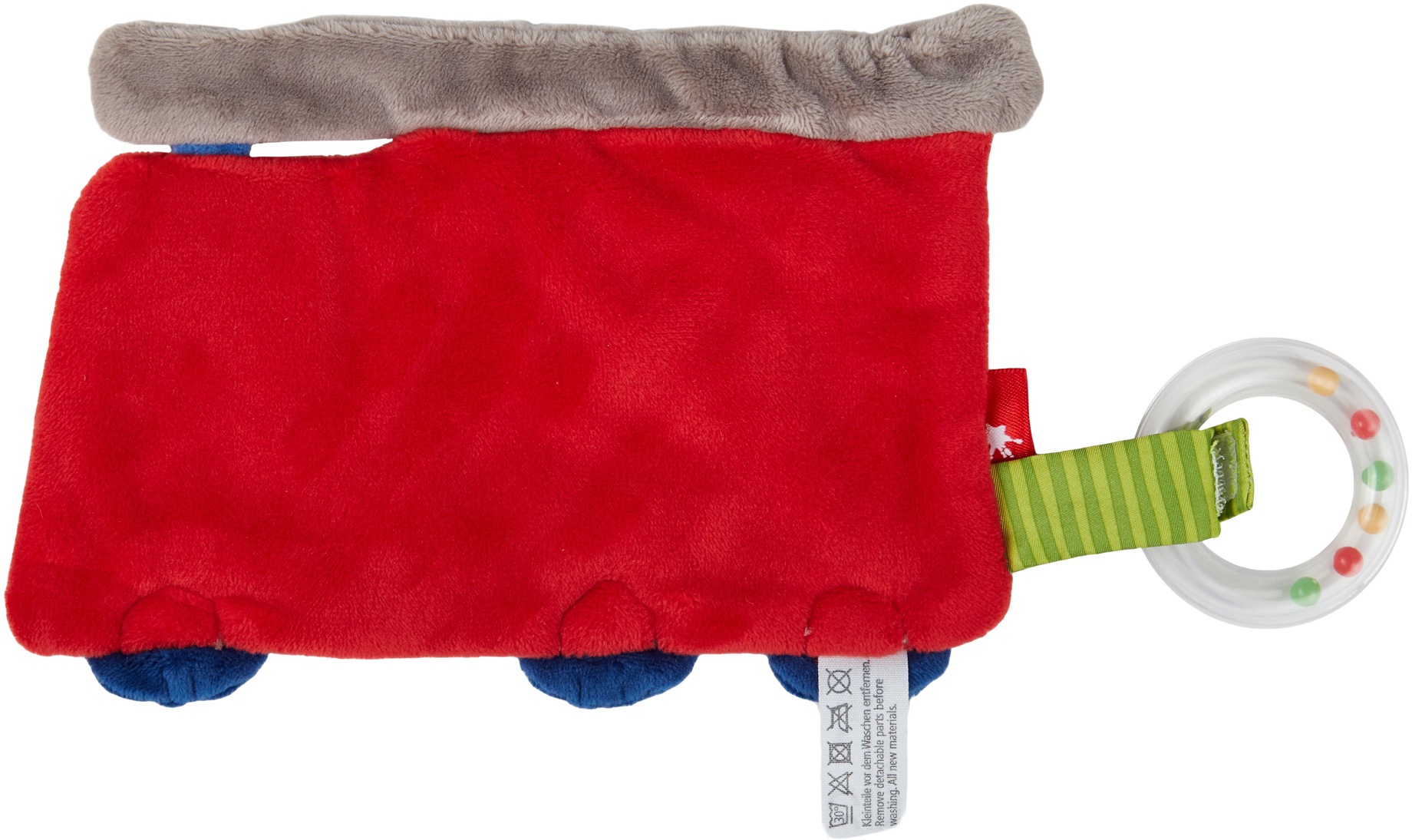 Sigikid Schmusetuch »PlayQ, START Knistertuch Feuerwehr«, mit Rasselring