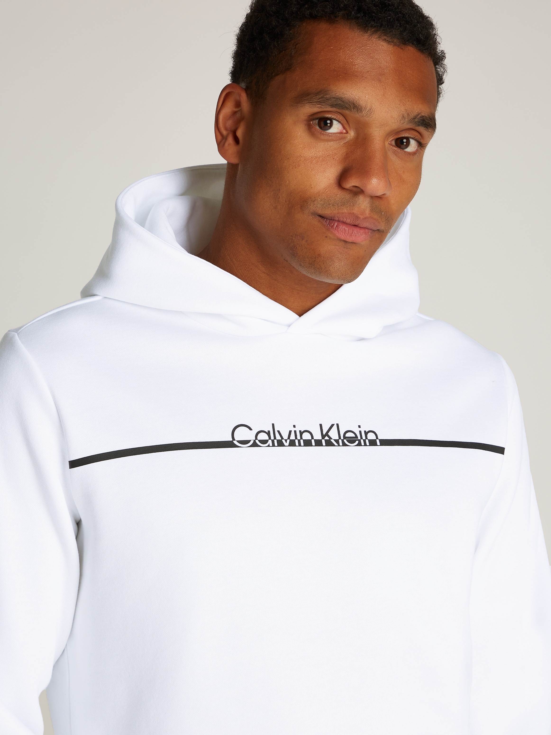 Calvin Klein Sweatshirt »SPLIT LINE LOGO HOODIE«, mit Logoprint