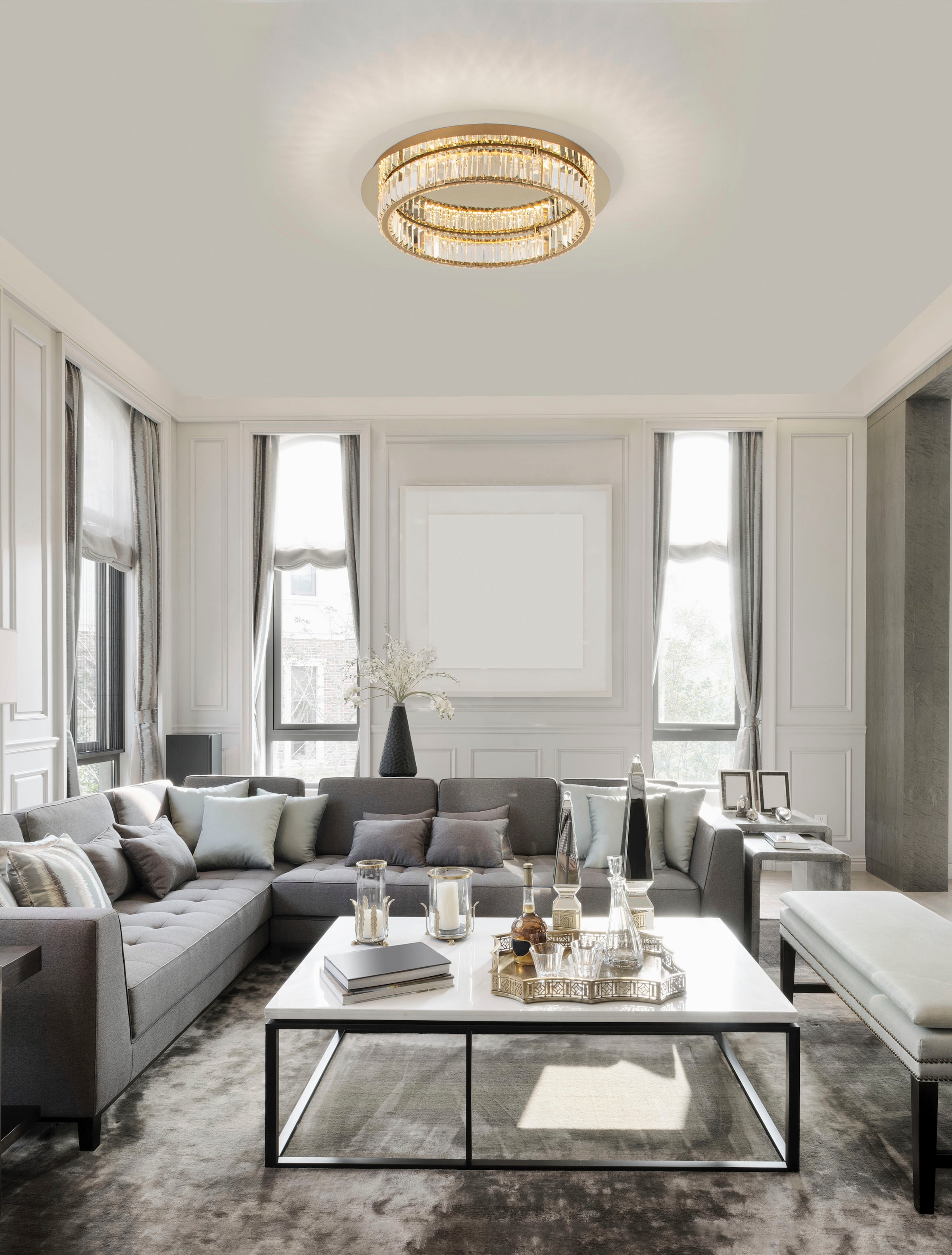 Nova Luce LED Deckenleuchte »AURELIA«, 1 flammig, Leuchtmittel LED-Modul | LED fest integriert