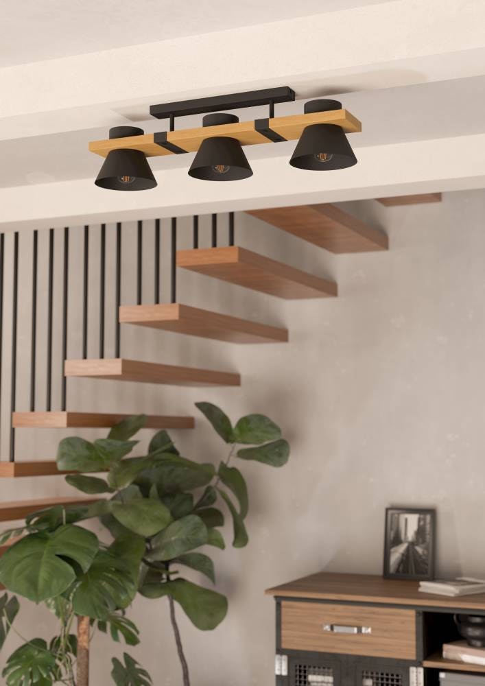 EGLO Deckenleuchte »MACCLES« E27 1 Stk. Deckenleuchte, Wohnzimmerlampe, Hol günstig online kaufen