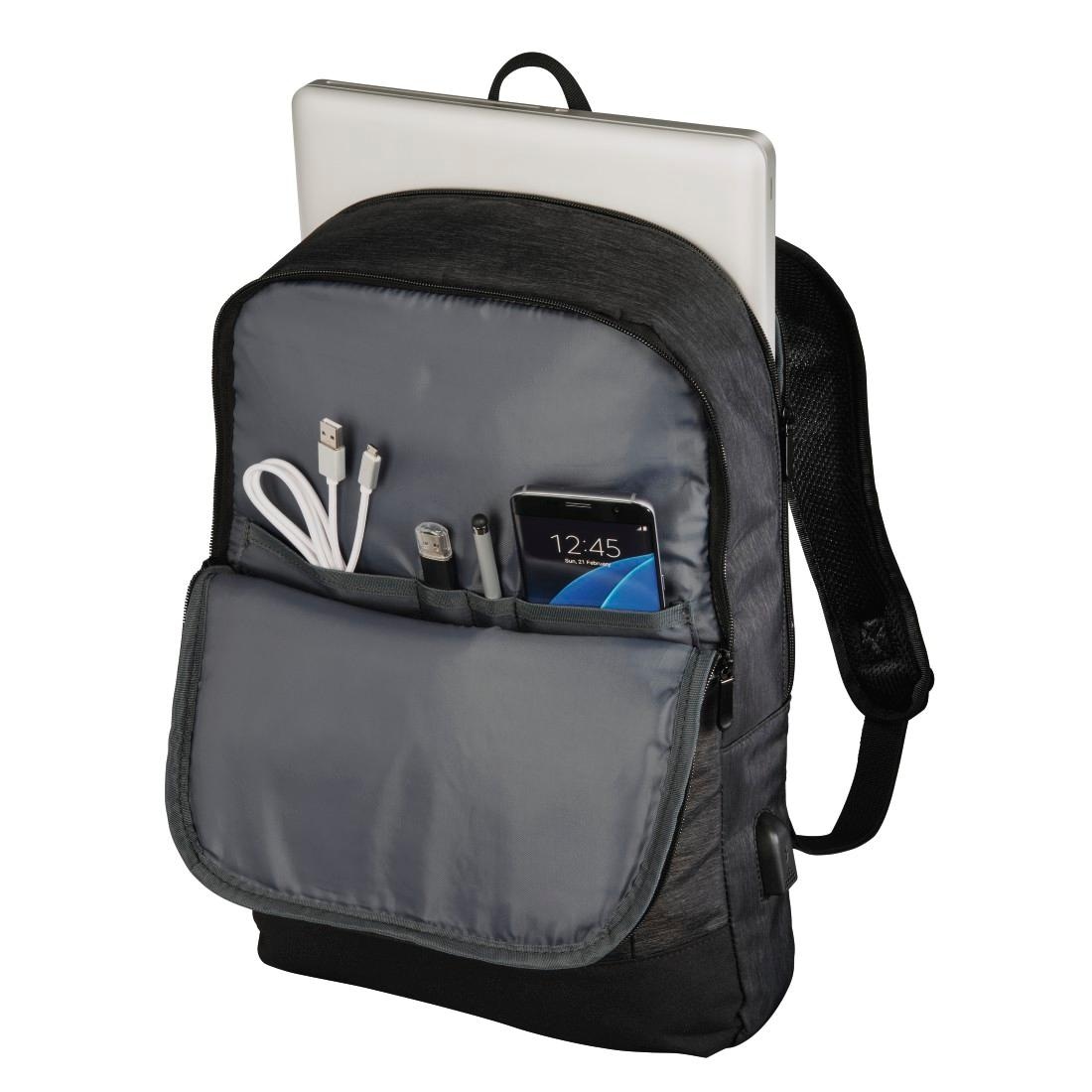 Hama Laptoptasche »Laptop-Rucksack Manchester bis 40cm 15,6"schwarz Notebook-Rucksack«
