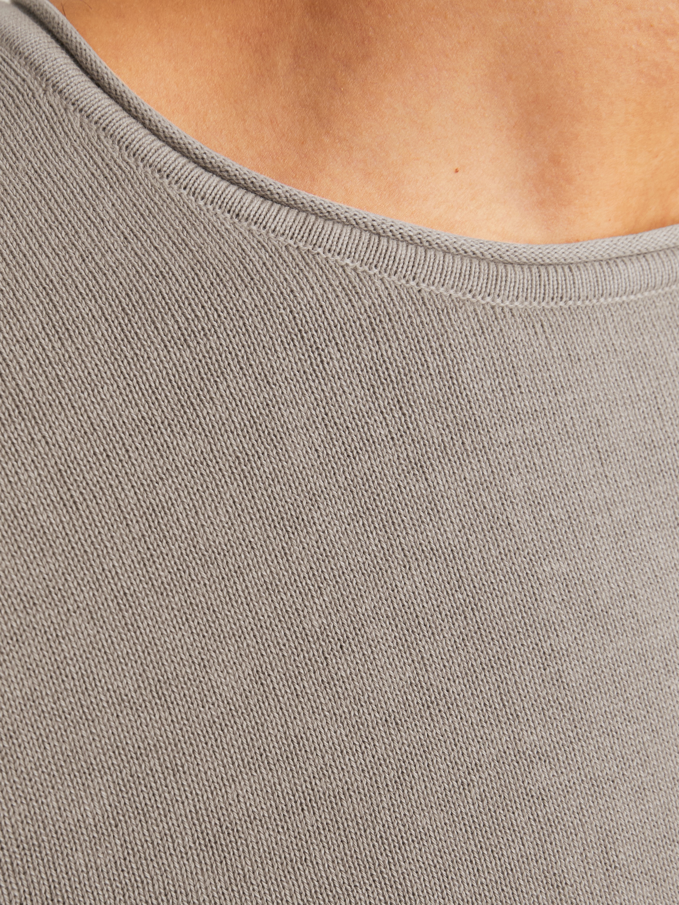 Jack & Jones Rundhalspullover »JJELEO KNIT CREW NECK NOOS« Baumwolle, regular fit