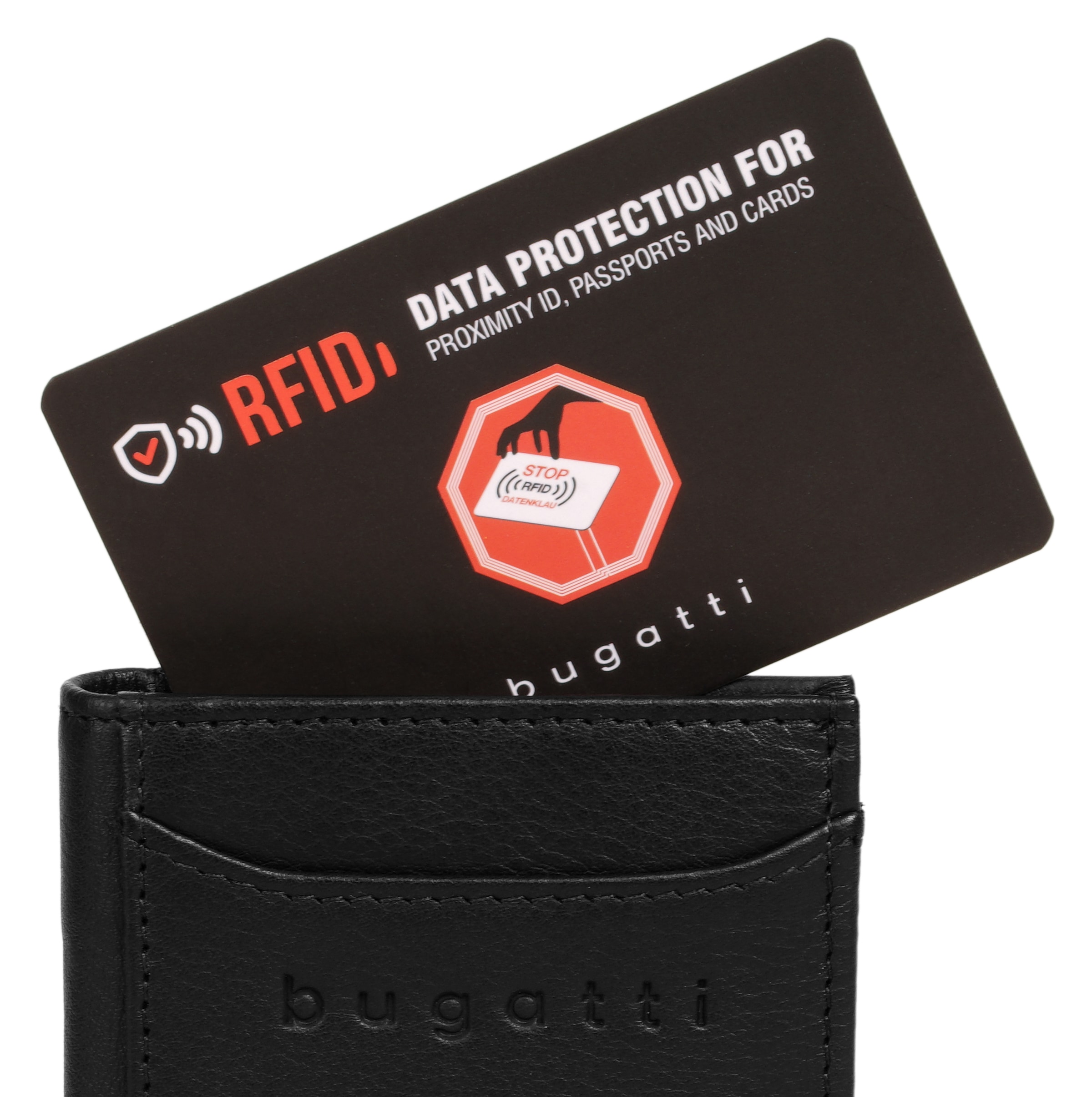 bugatti Geldbörse »SECURE SLIM« echt Leder