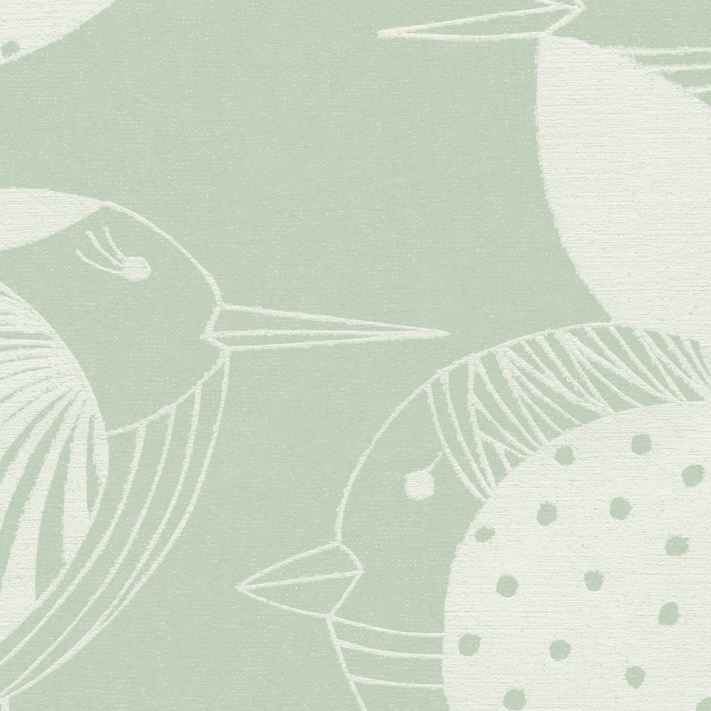 Komar Fototapete »Digitaldruck Vlies Fototapete - Naive Birds - Größe 200 x 250 cm« Motiv | bedruckt glatt