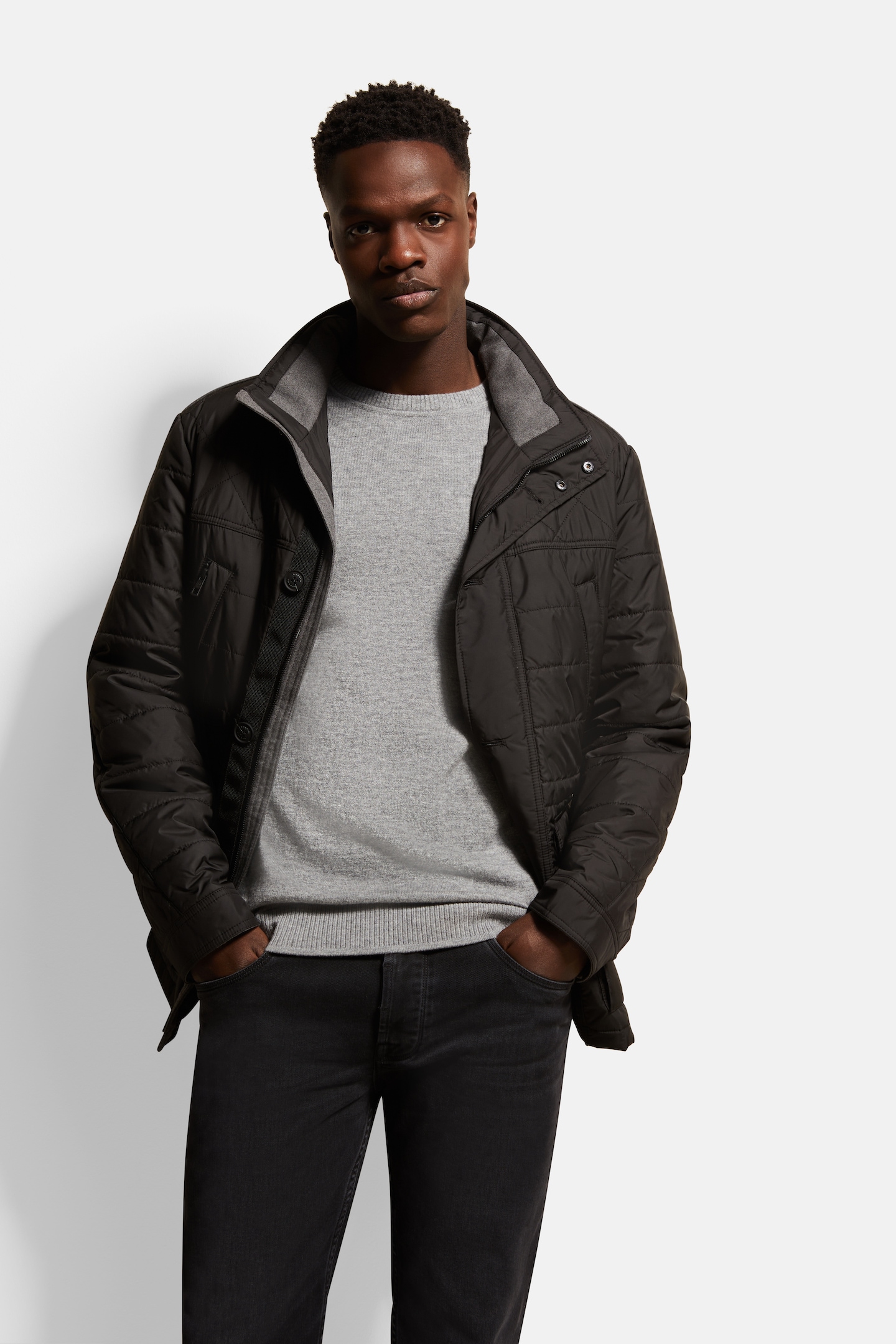 bugatti Blouson, ohne Kapuze, aus besonders leichtem Material