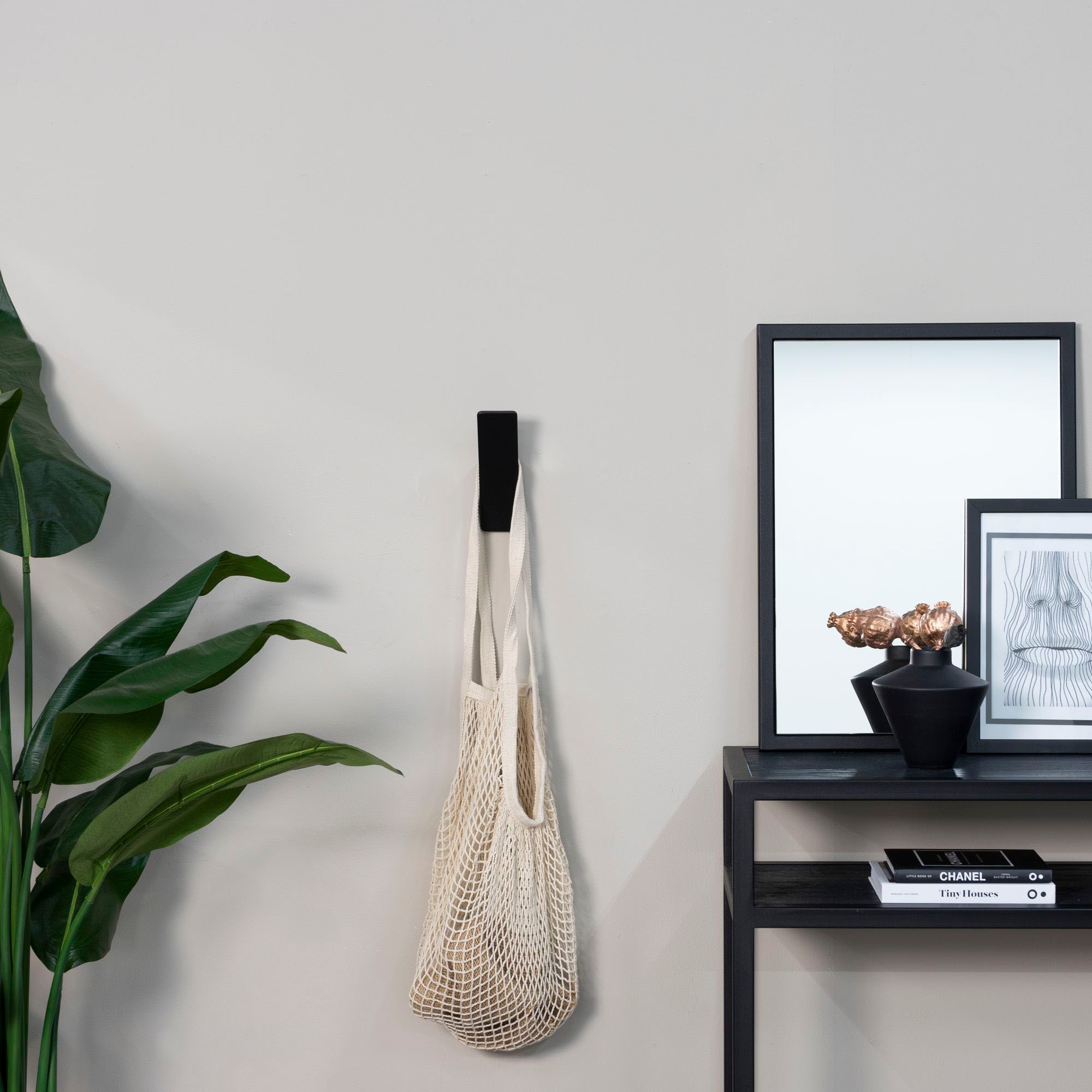 Spinder Design Garderobenhaken, Metall, Minimalistischer Haken, für Flur, Küche oder Bad/Schlafzimmer