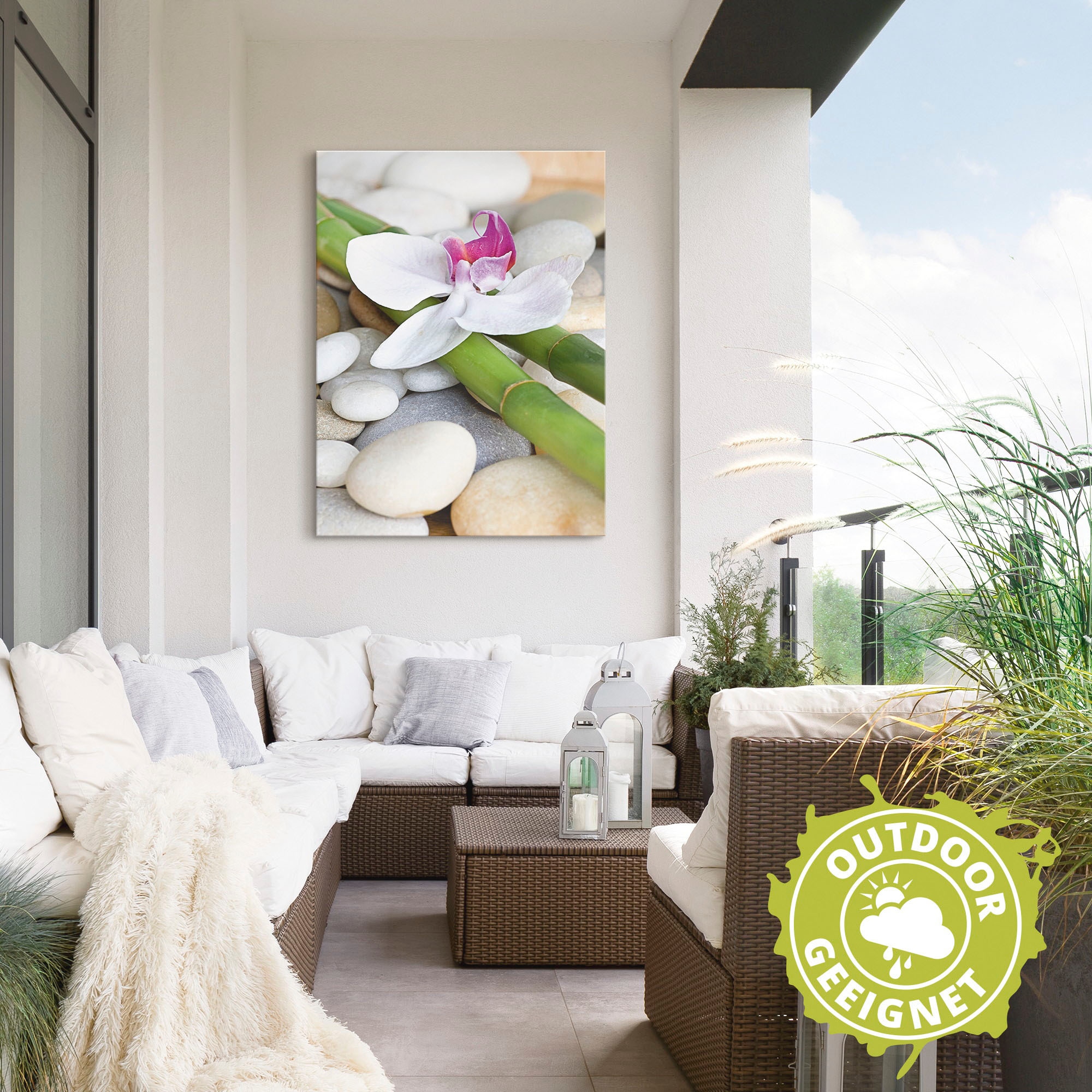 Artland Wandbild »Zen Orchidee«, Zen, (1 St.), als Alubild, Outdoorbild, Le günstig online kaufen