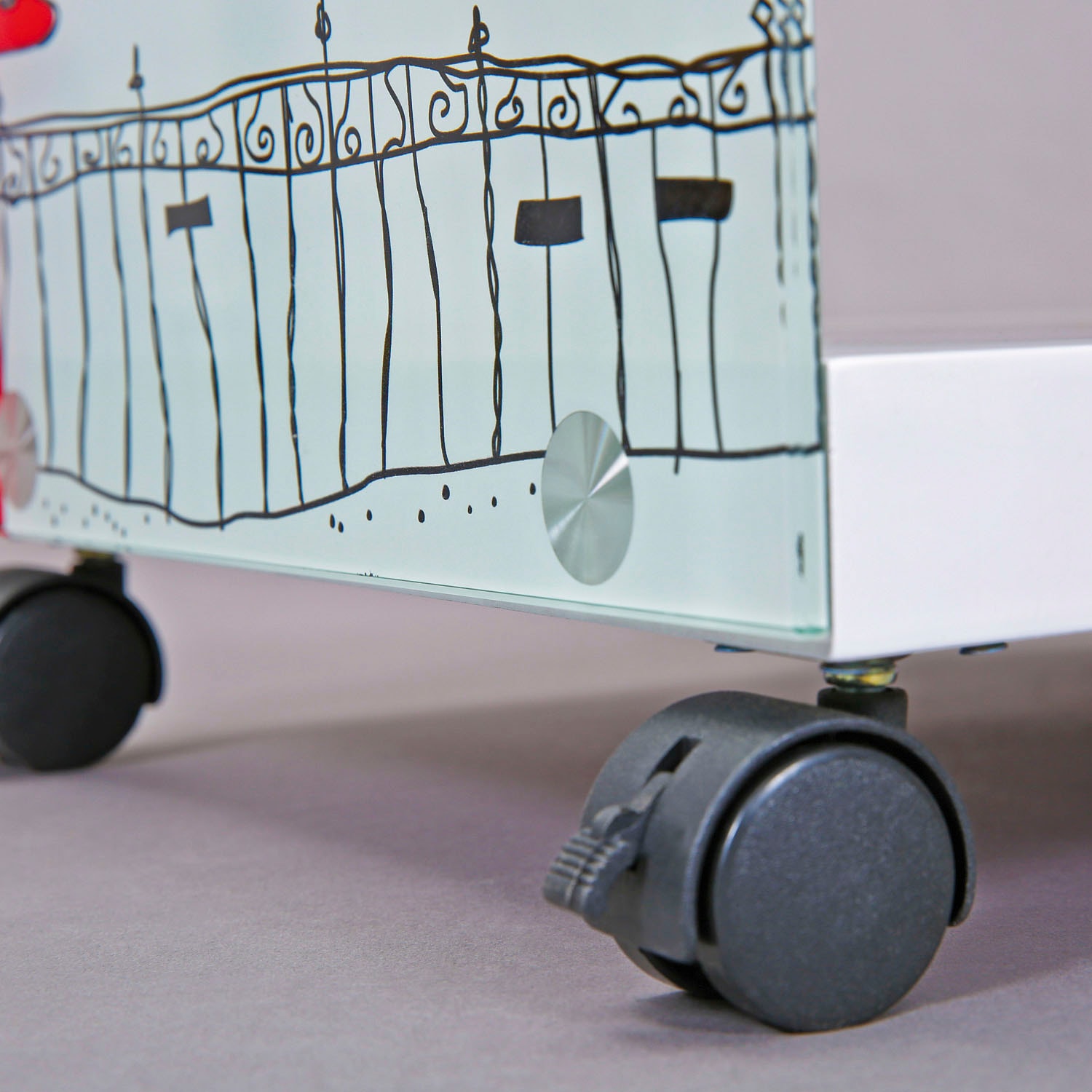 Inter Link Beistelltisch »Cube« mit gestalteten Glasseiten