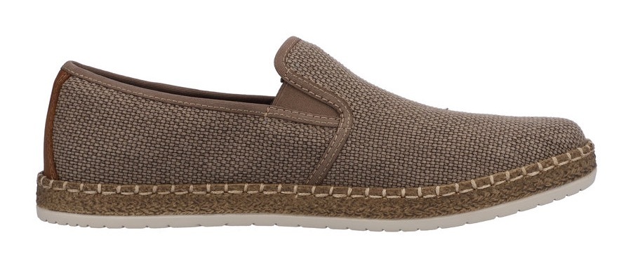 Rieker Espadrille, Slipper, Strandschuh, Sommerschuh mit Stretcheinsätzen