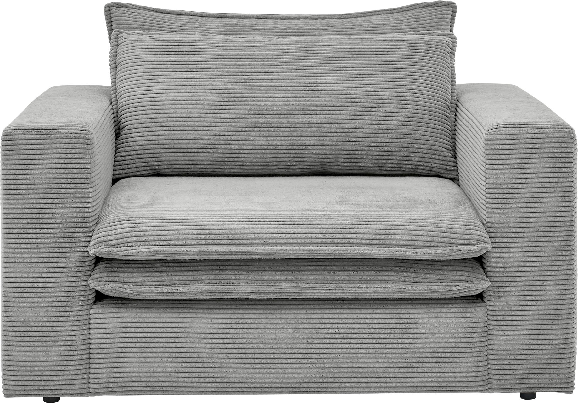 Home affaire Loveseat »PIAGGE« Hochwertiger Cord, trendiger Loveseat günstig online kaufen