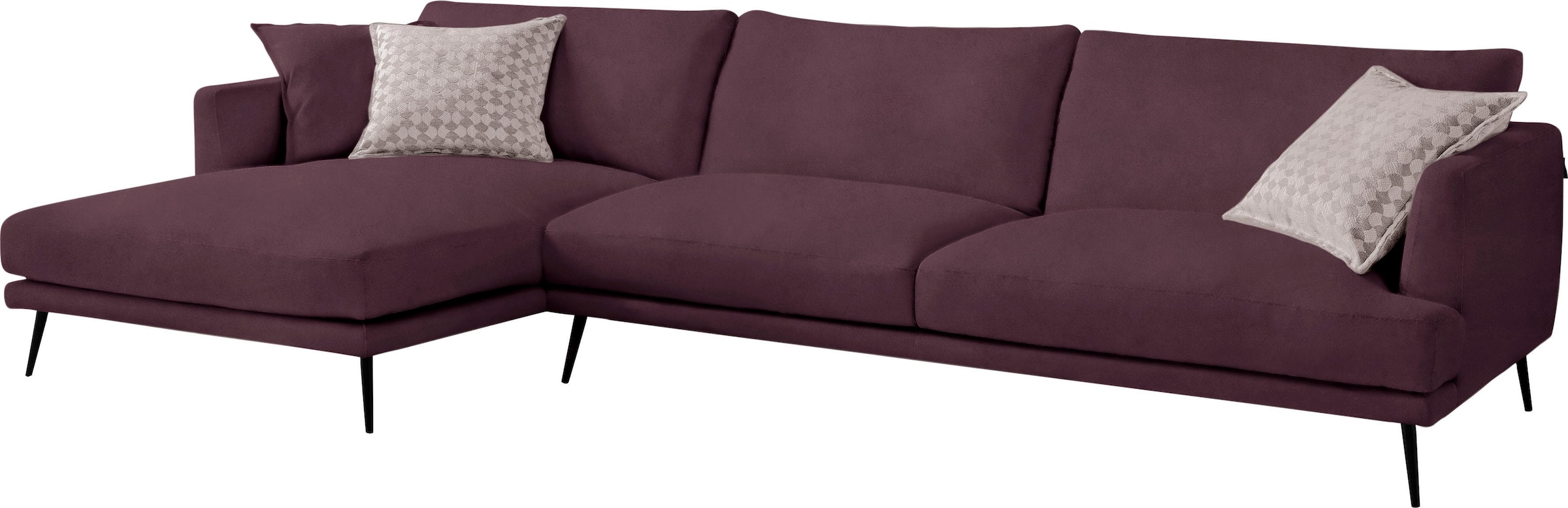 Egoitaliano Ecksofa »Sophia, Designsofa mit extrakomfortablem Sitzkomfort, günstig online kaufen