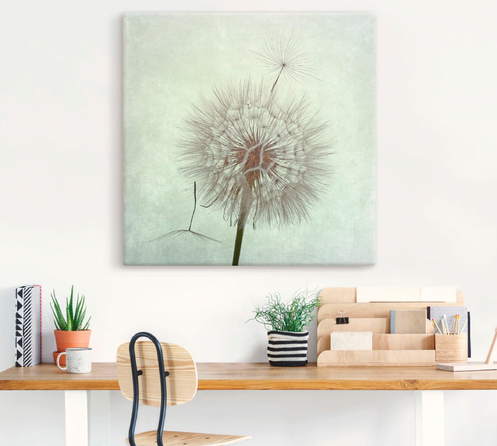 Artland Wandbild »Pusteblume II« Blumen 1 Stk. tlg. als Leinwandbild, Poste günstig online kaufen