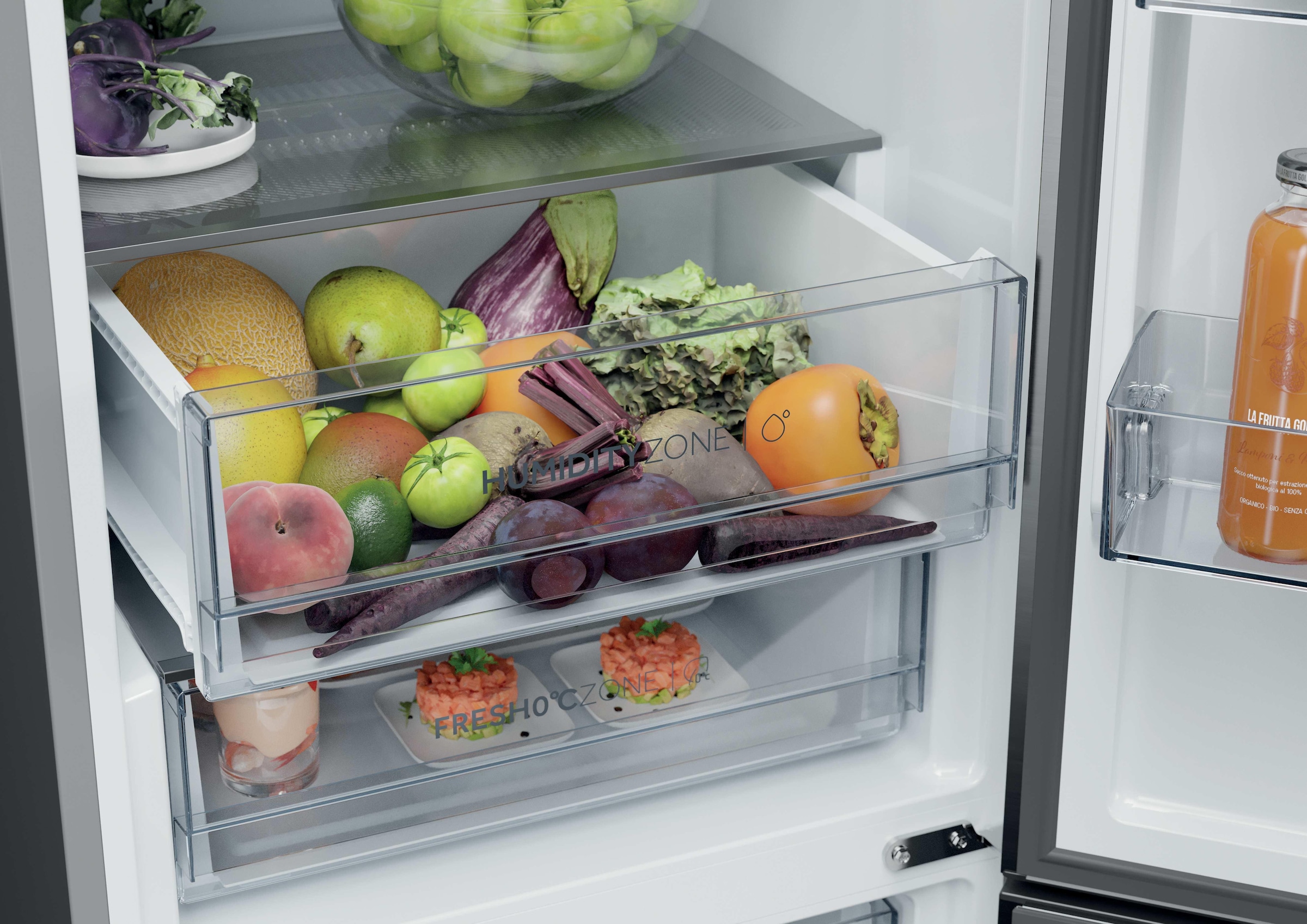 Haier Kühl-/Gefrierkombination »HDPR1620ANPK« 205 cm hoch 59,5 cm breit Energieeffizienzklasse A (Skala A bis G)