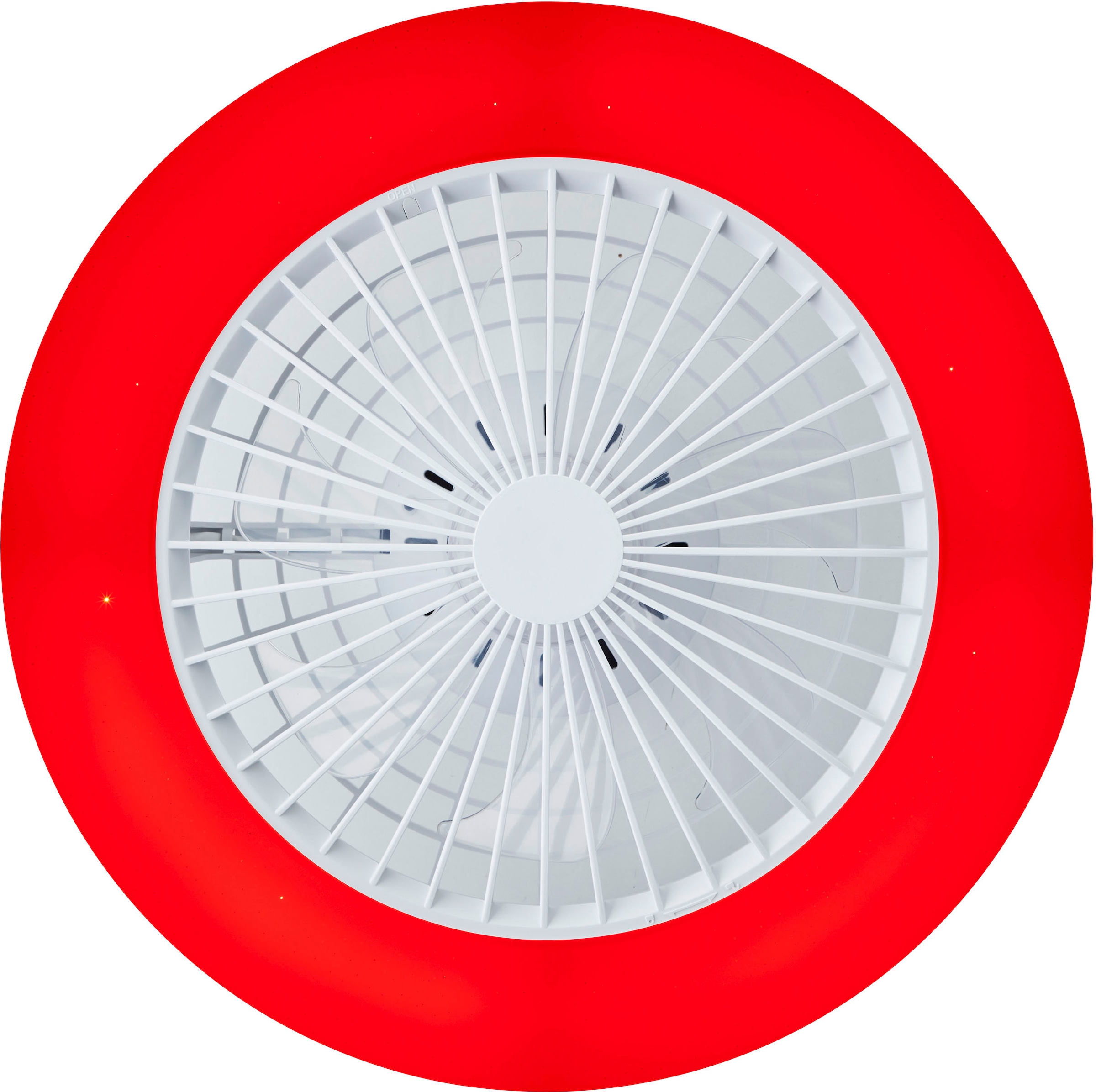 Brilliant LED Deckenleuchte »Salerno«, LED Leuchte, Ventilator, digitales RGB, 49 cm, 4700 lm, 3000-6500 K