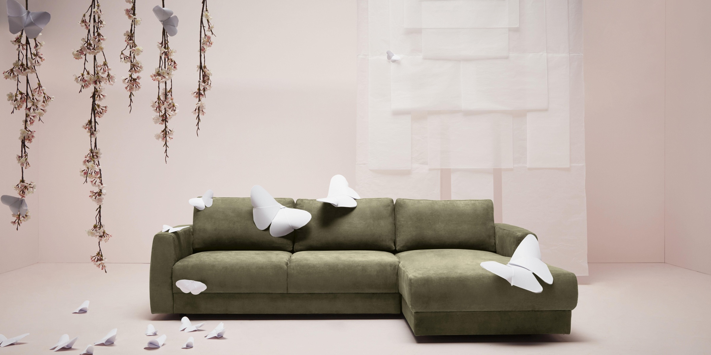 andas Ecksofa »Hobro L-Form«, in 3 Bezugsqualitäten in vielen Farben, Design by Morten Georgsen