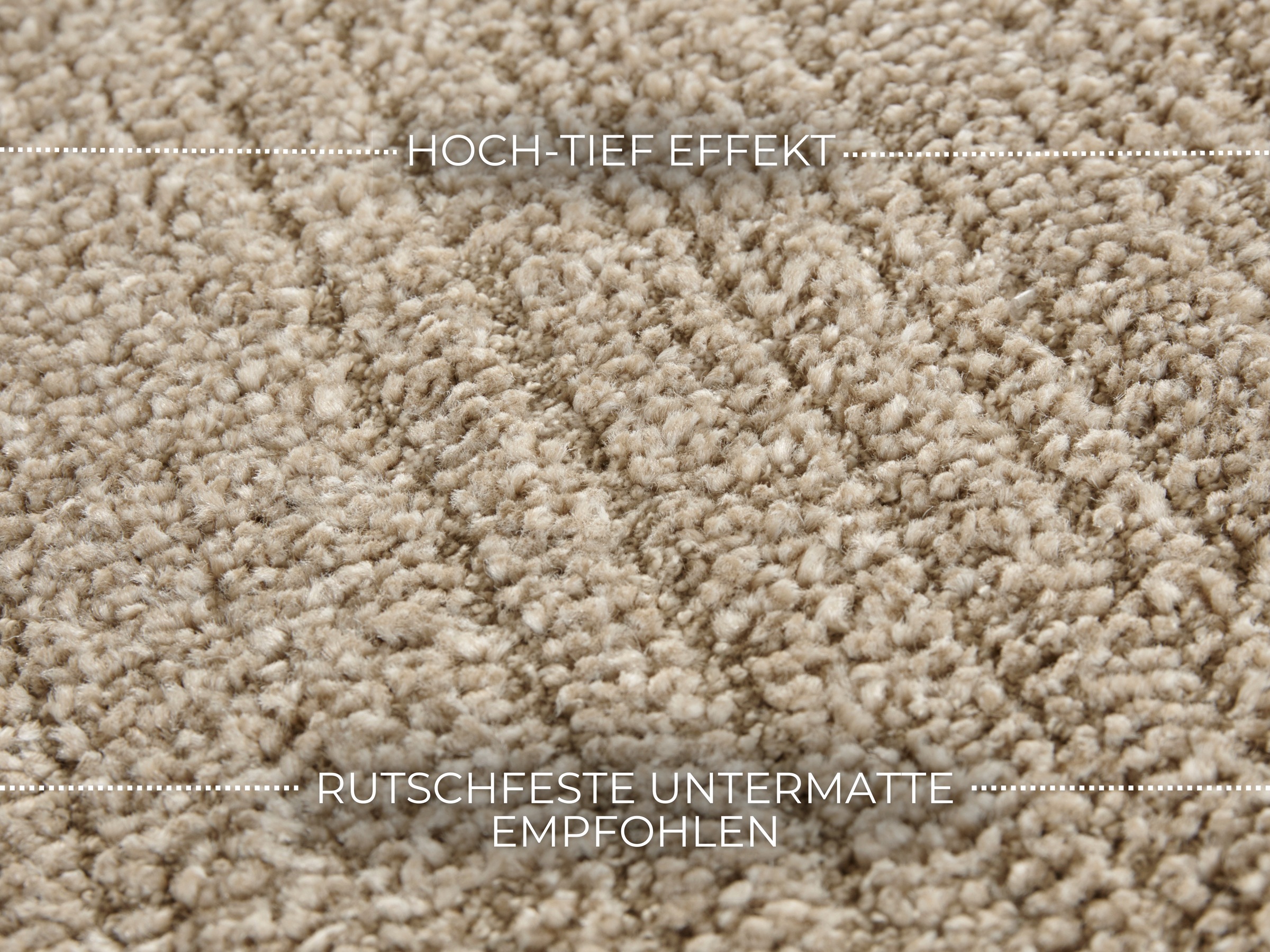 ELLE DECORATION Teppich »Loos«, rechteckig, 14 mm Höhe, Kurzflor, Weich, Uni, Modern, Scandi-Look, Wohnzimmer, Schlafzimmer