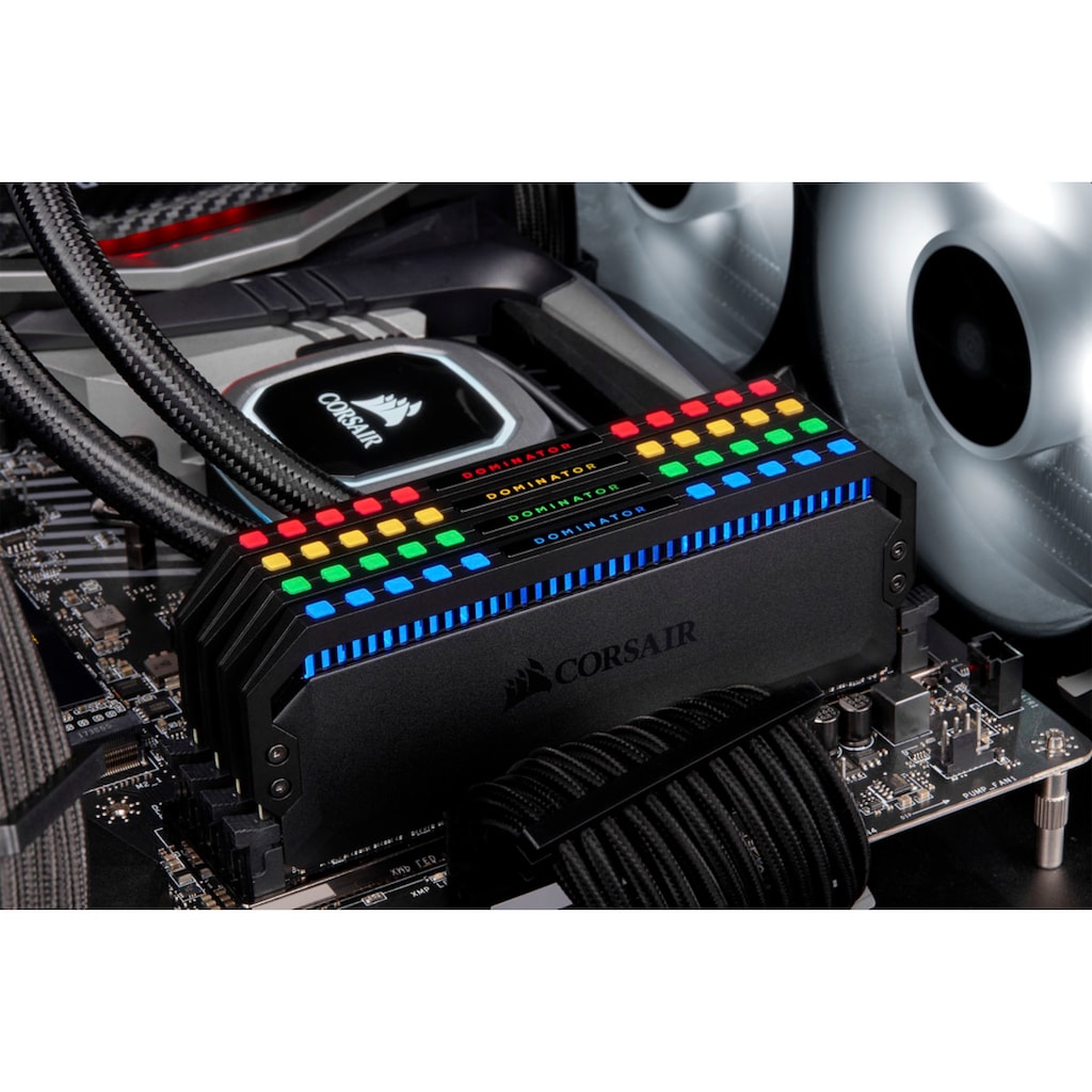 Corsair PC-Arbeitsspeicher »DOMINATOR RGB 32 GB (4 x 8 GB) DDR4 DRAM 3.200 MHz C16«