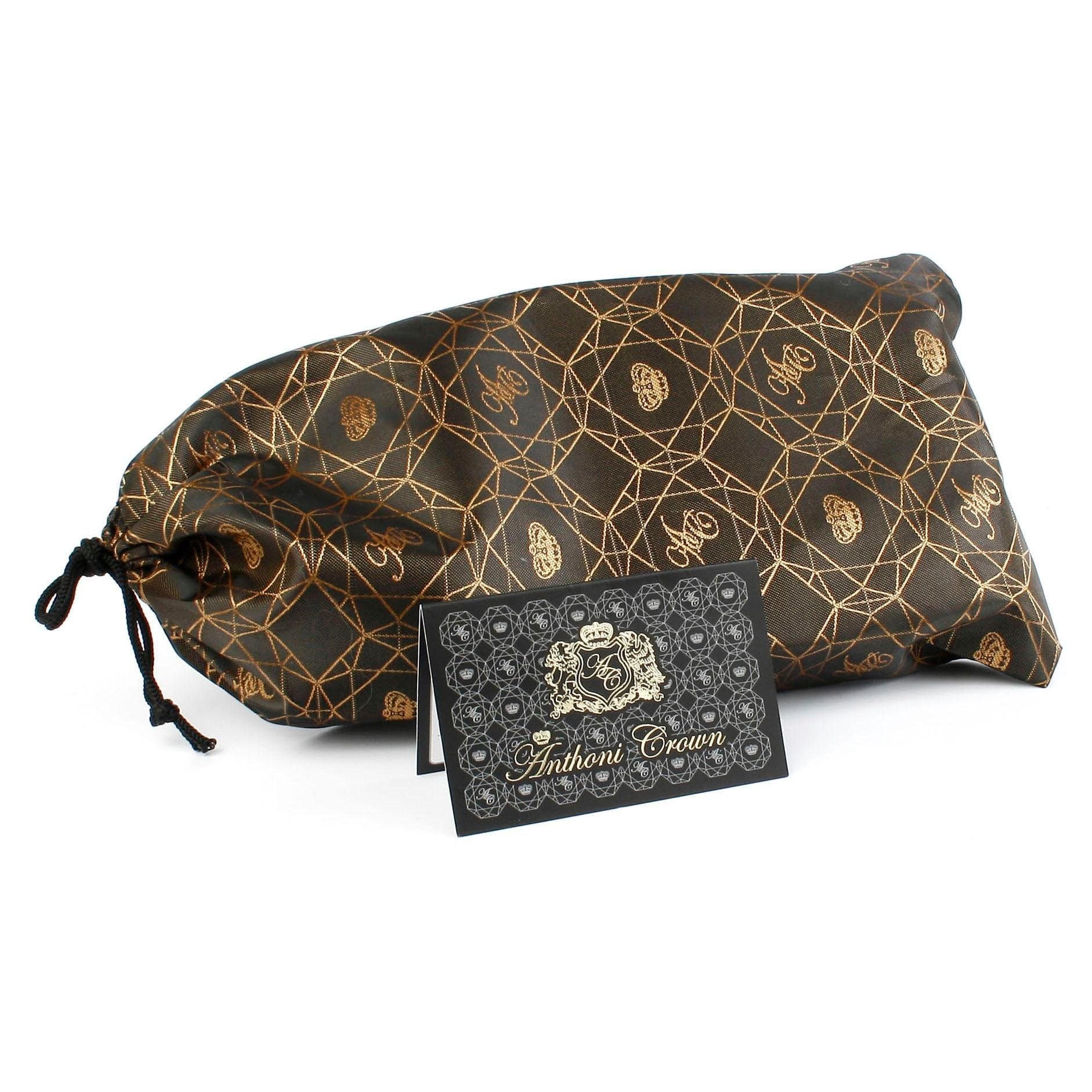 Anthoni Crown Ledergürtel mit satinierter Schließe