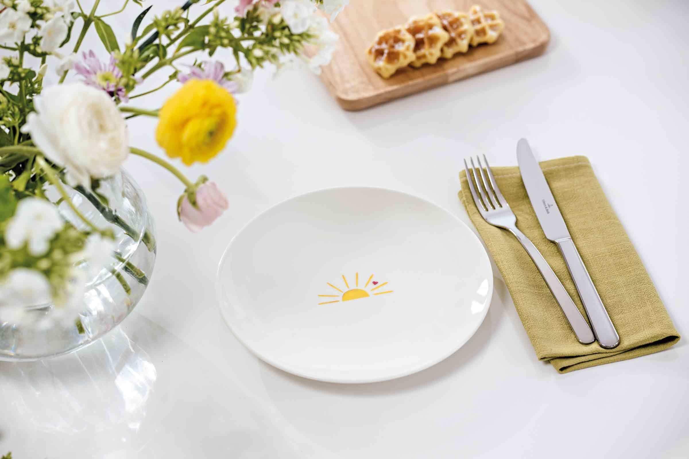 Villeroy & Boch Frühstücksteller »Frühstücksteller Hello Sunshine With Love günstig online kaufen